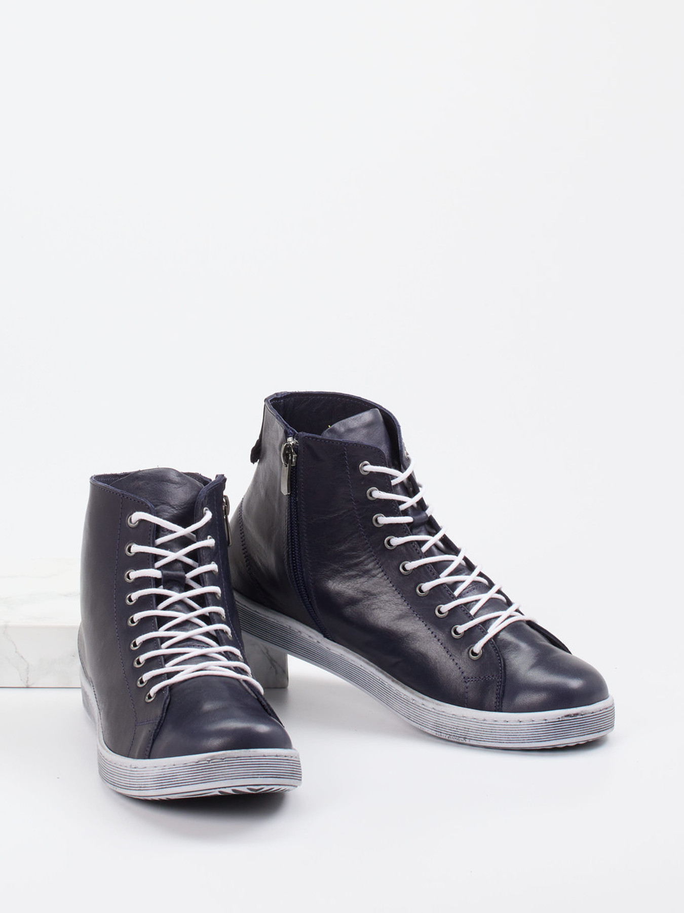 Schnürstiefelette blau 2751109012604