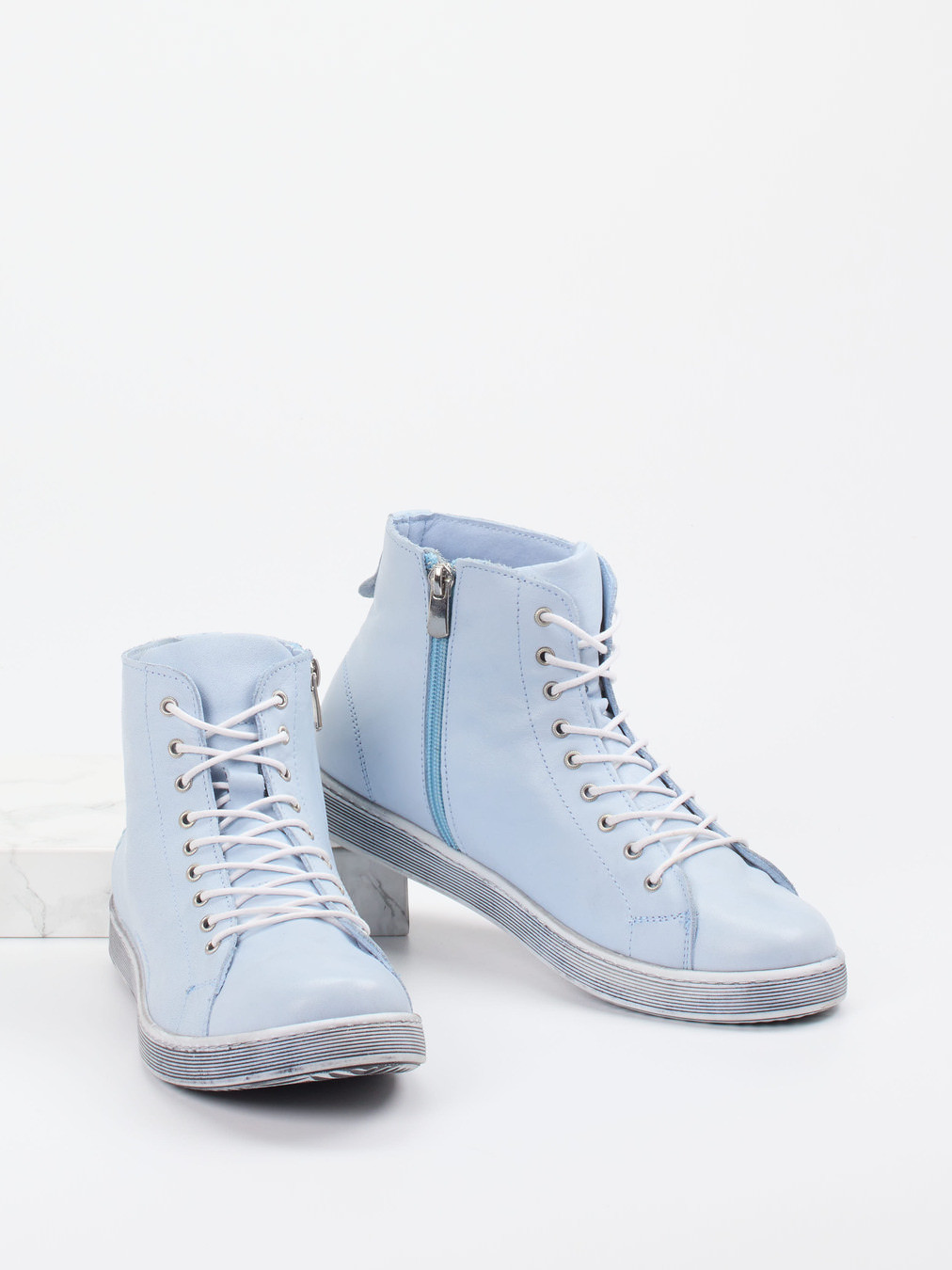 Schnürstiefelette blau 2751199000704