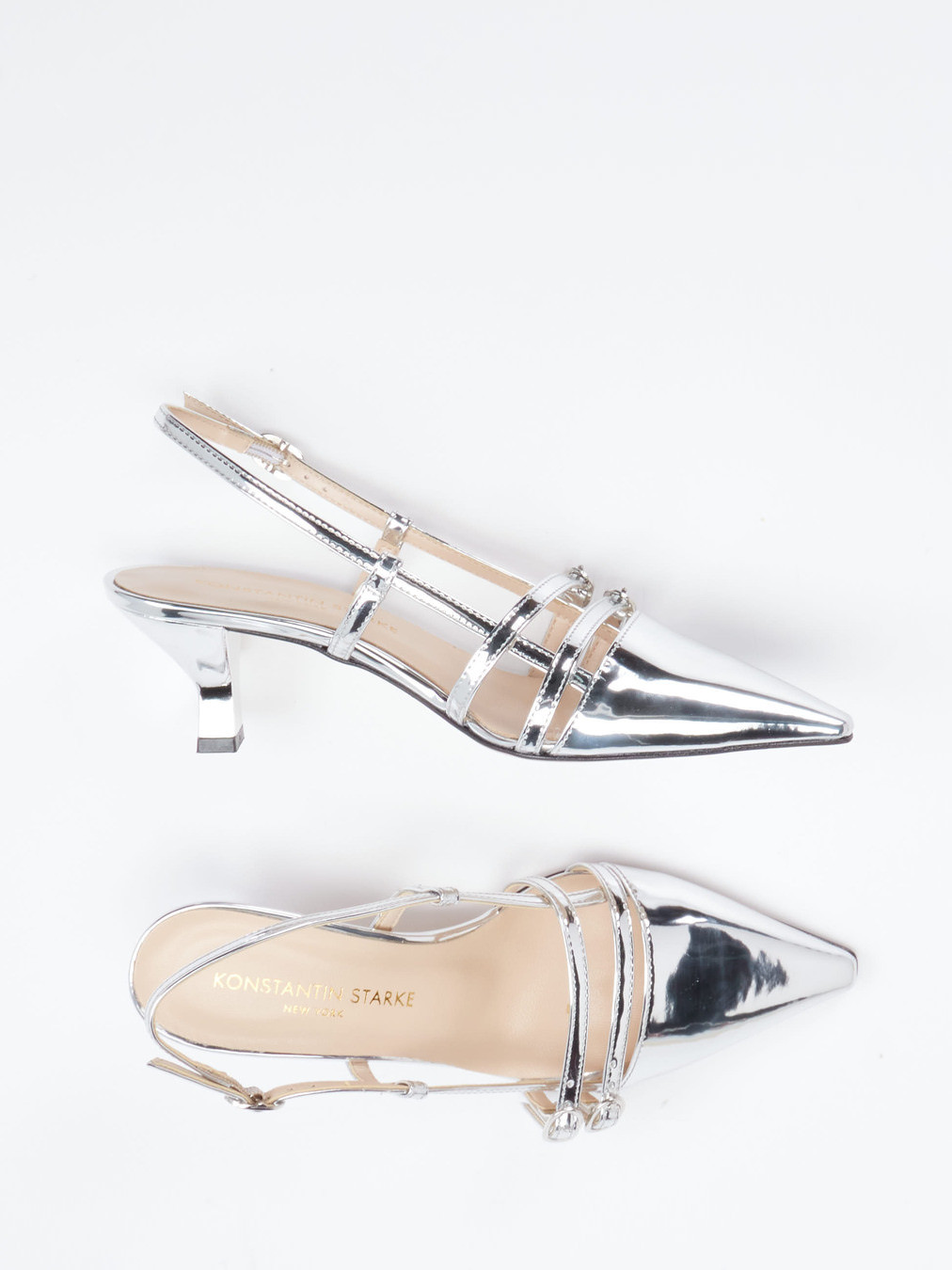 Slingpumps silber 1308449001104