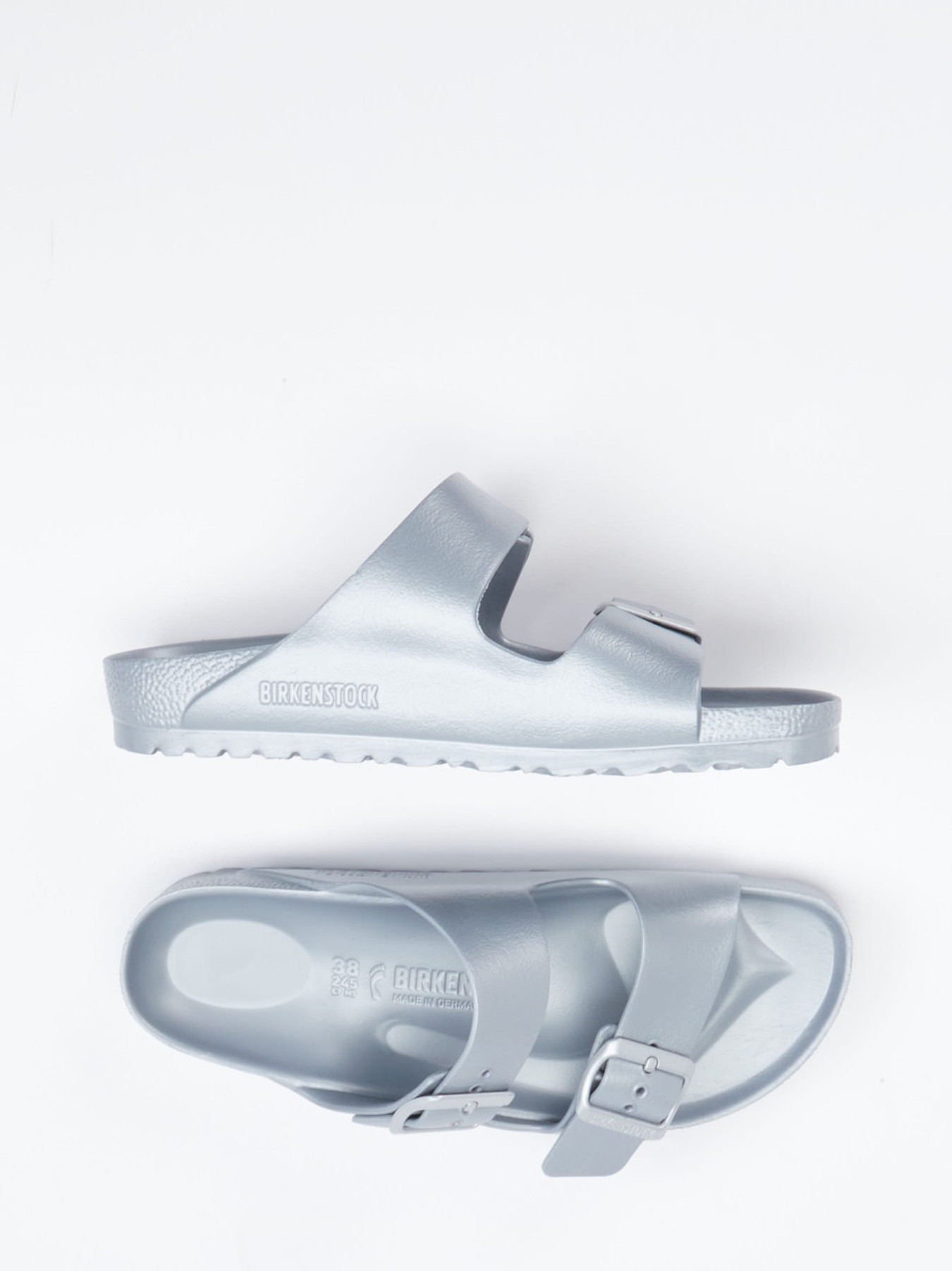 Badepantolette Arizona EVA silber 7121449000804