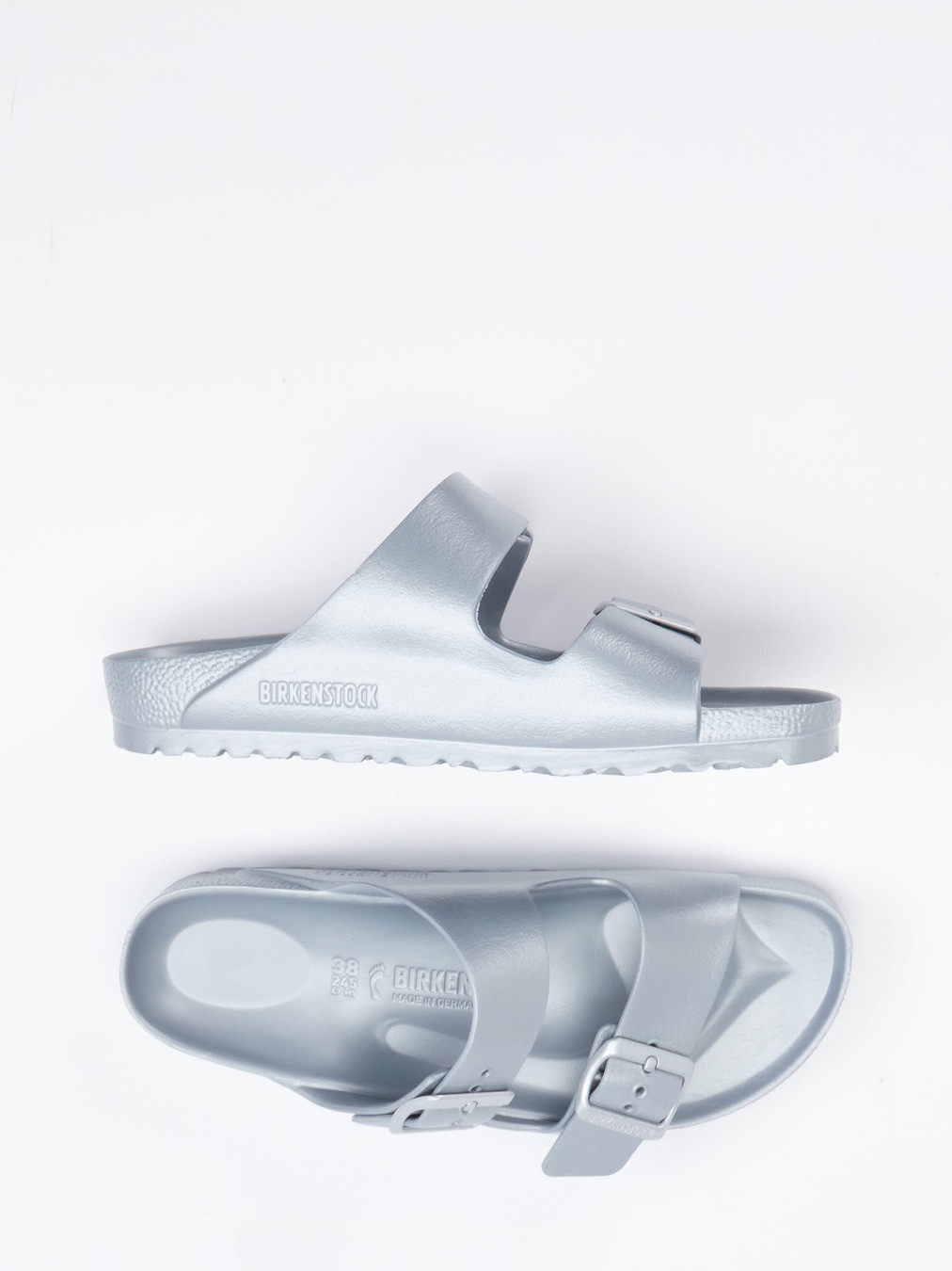 Badepantolette Arizona EVA silber 7121449000804