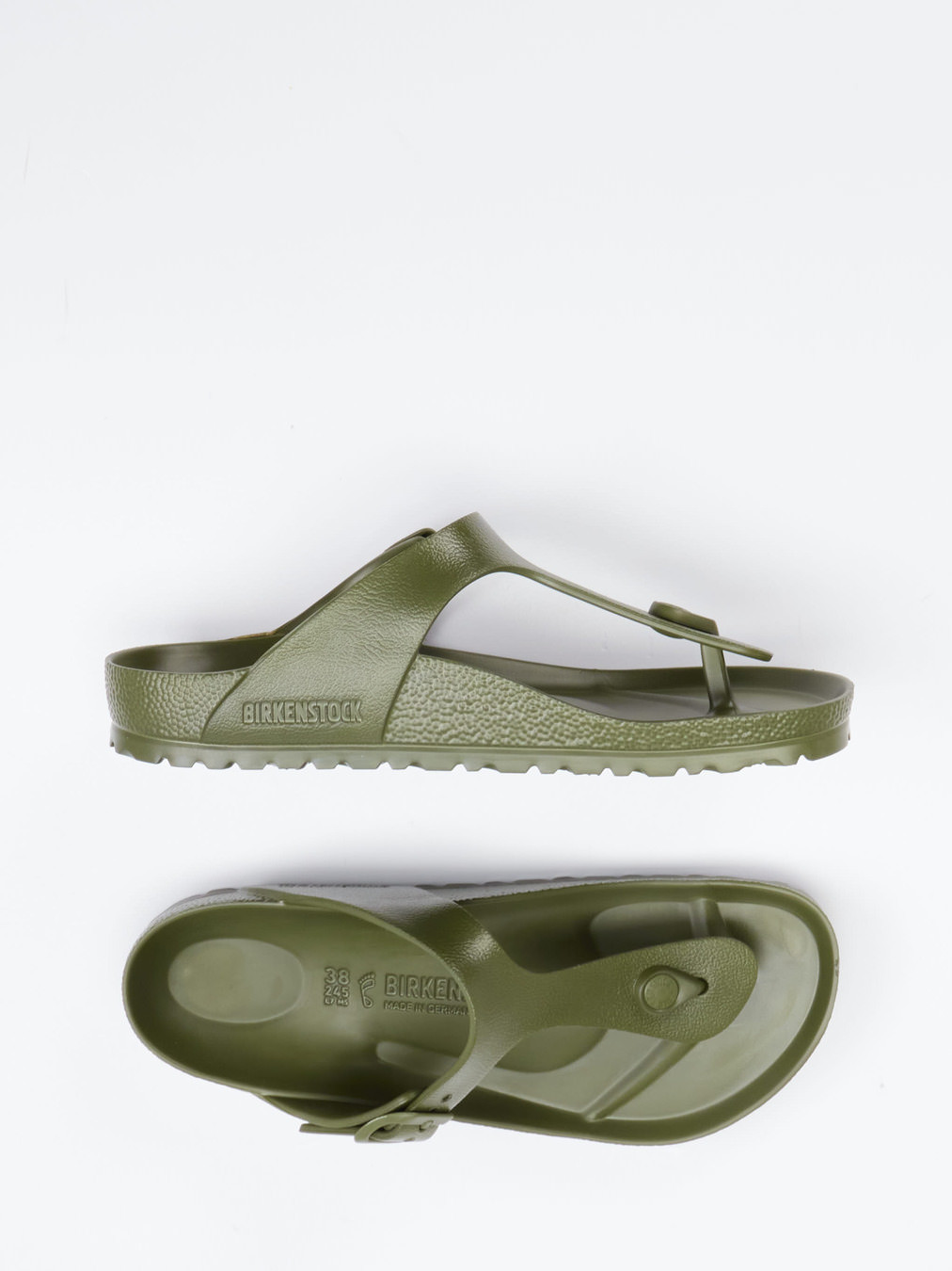 Badepantolette Gizeh EVA grün 7121609000304