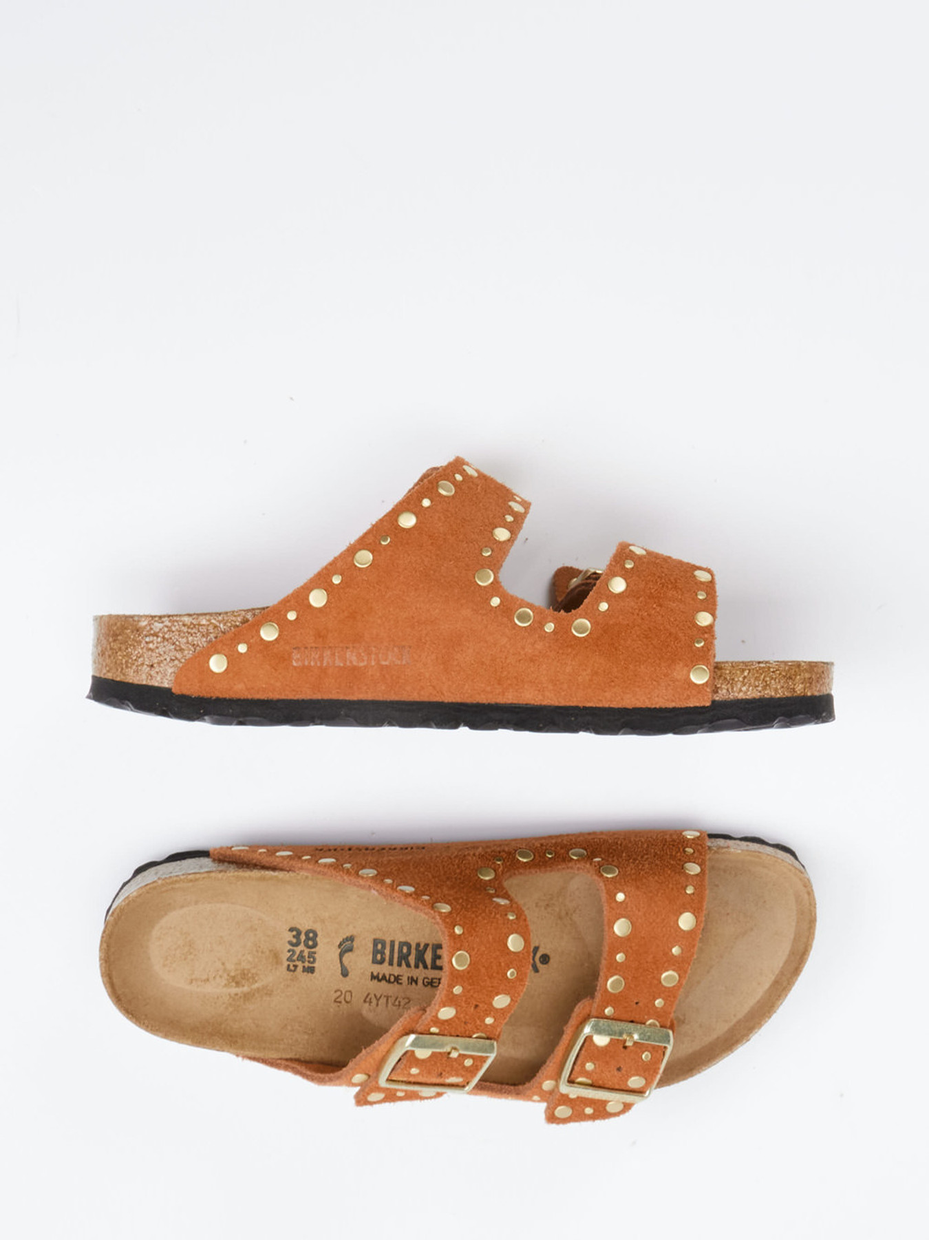 Pantolette Arizona Rivet Border orange 2110579000904
