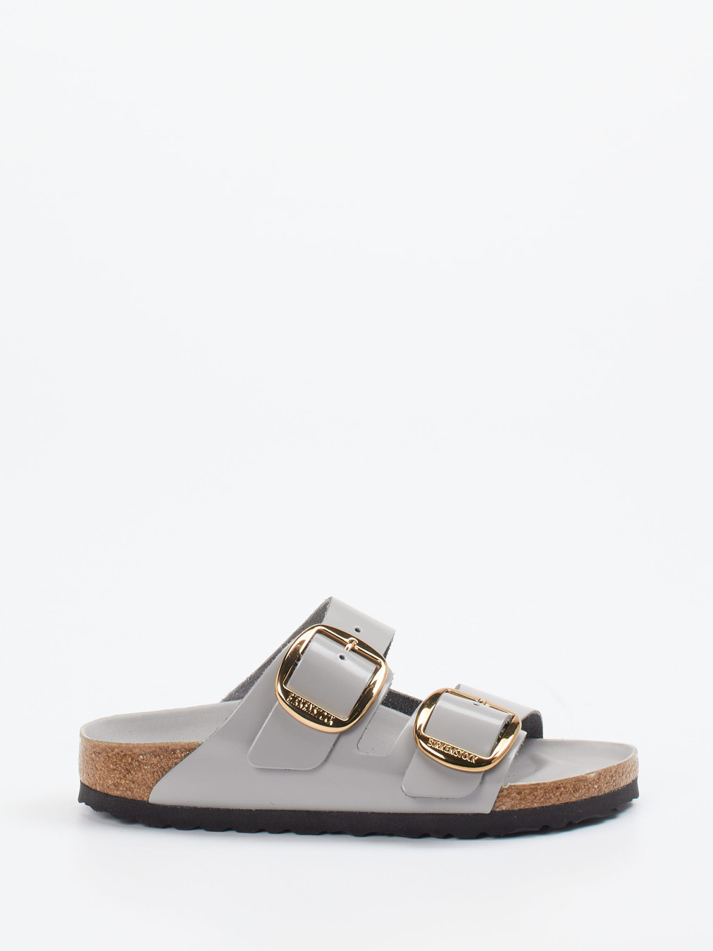 Pantolette Arizona Big Buckle grau 2110459000401