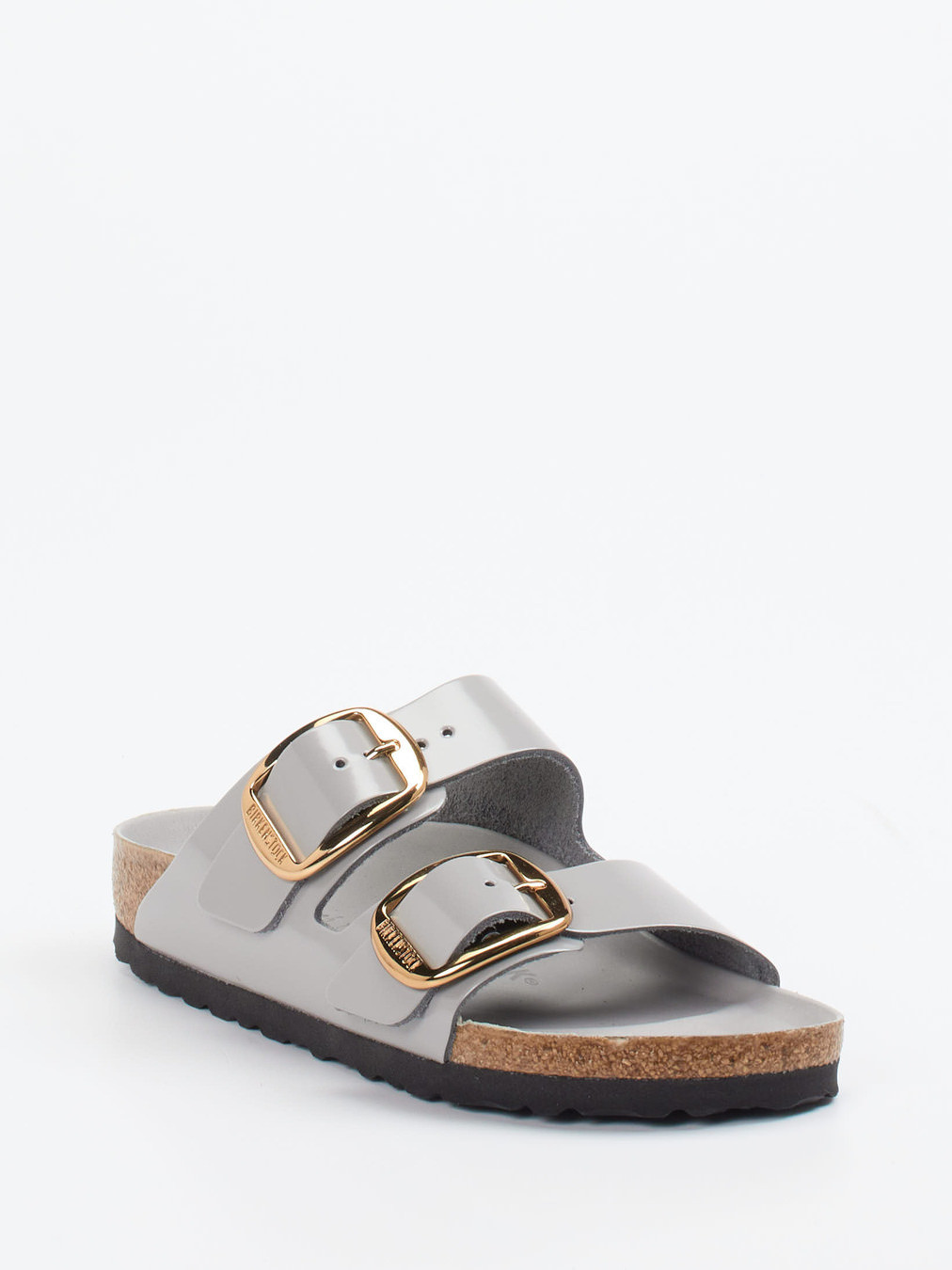 Pantolette Arizona Big Buckle grau 2110459000406