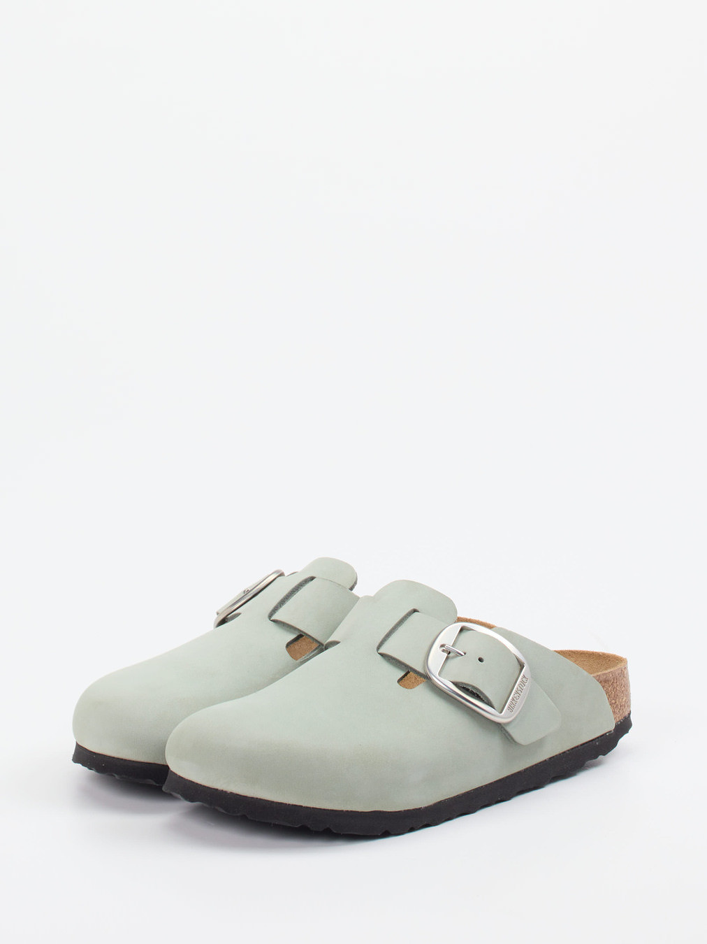 Pantolette Boston Big Buckle grün 2111649000102