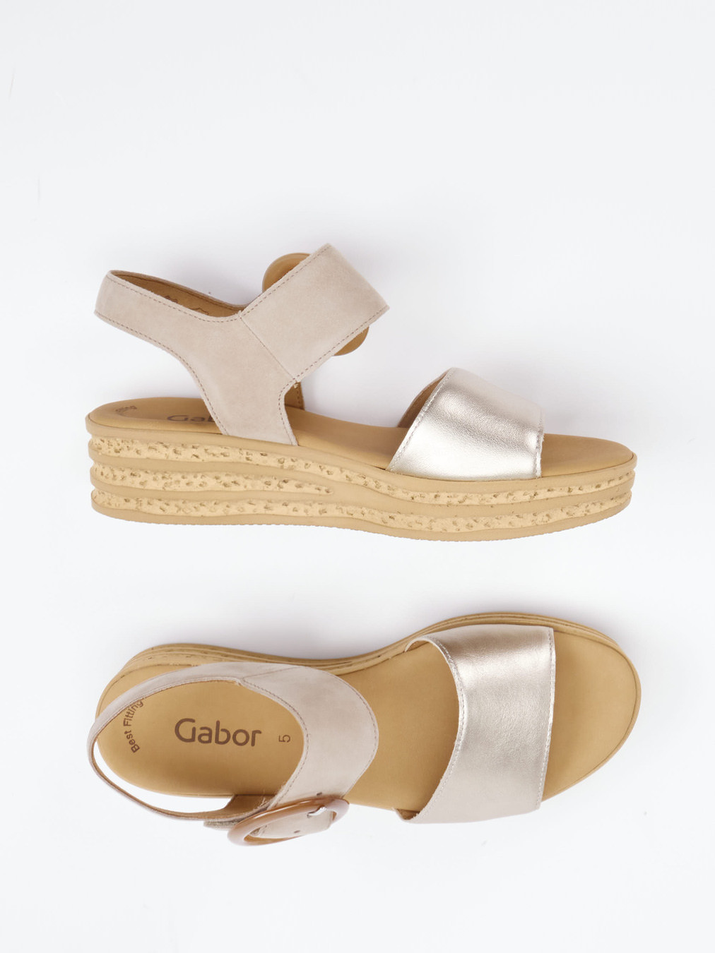 Keilsandalette braun 1255248000304