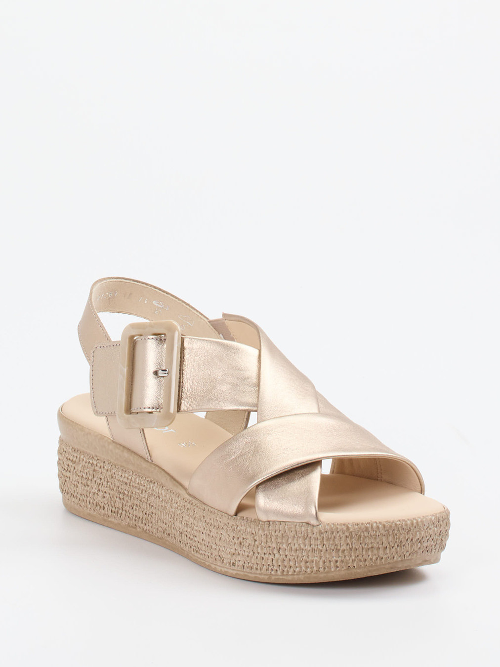 Keilsandalette gold 1257889000306