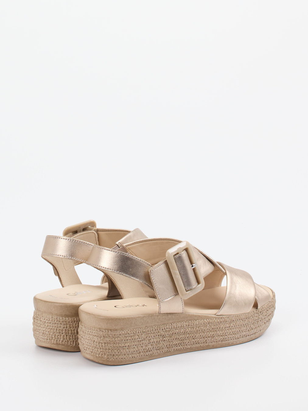 Keilsandalette gold 1257889000303