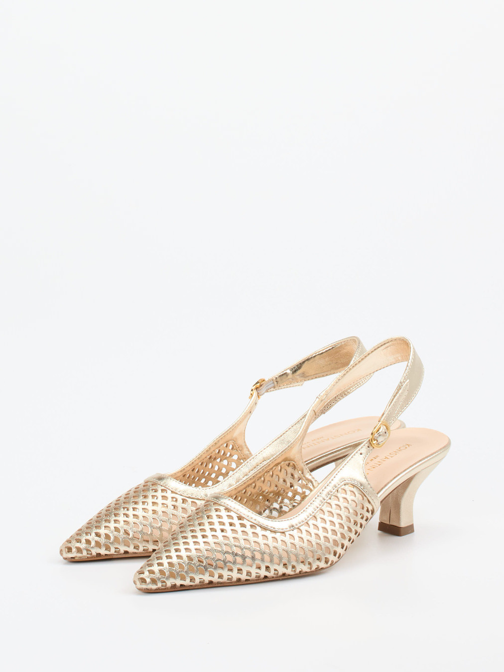 Slingpumps gold 1308889001102