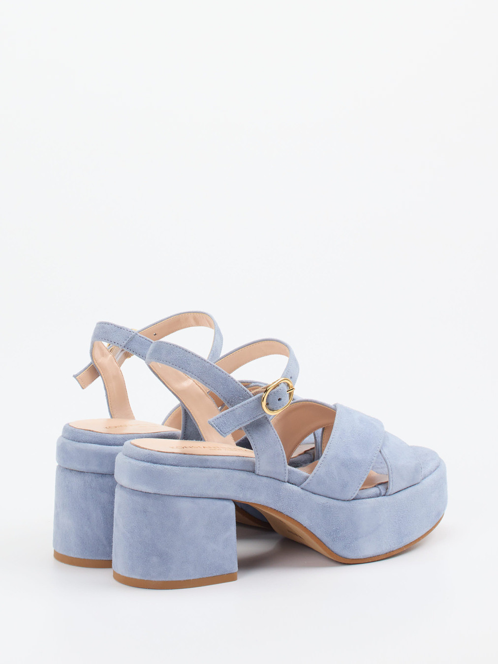 Plateau-Sandalette blau 1249199000503