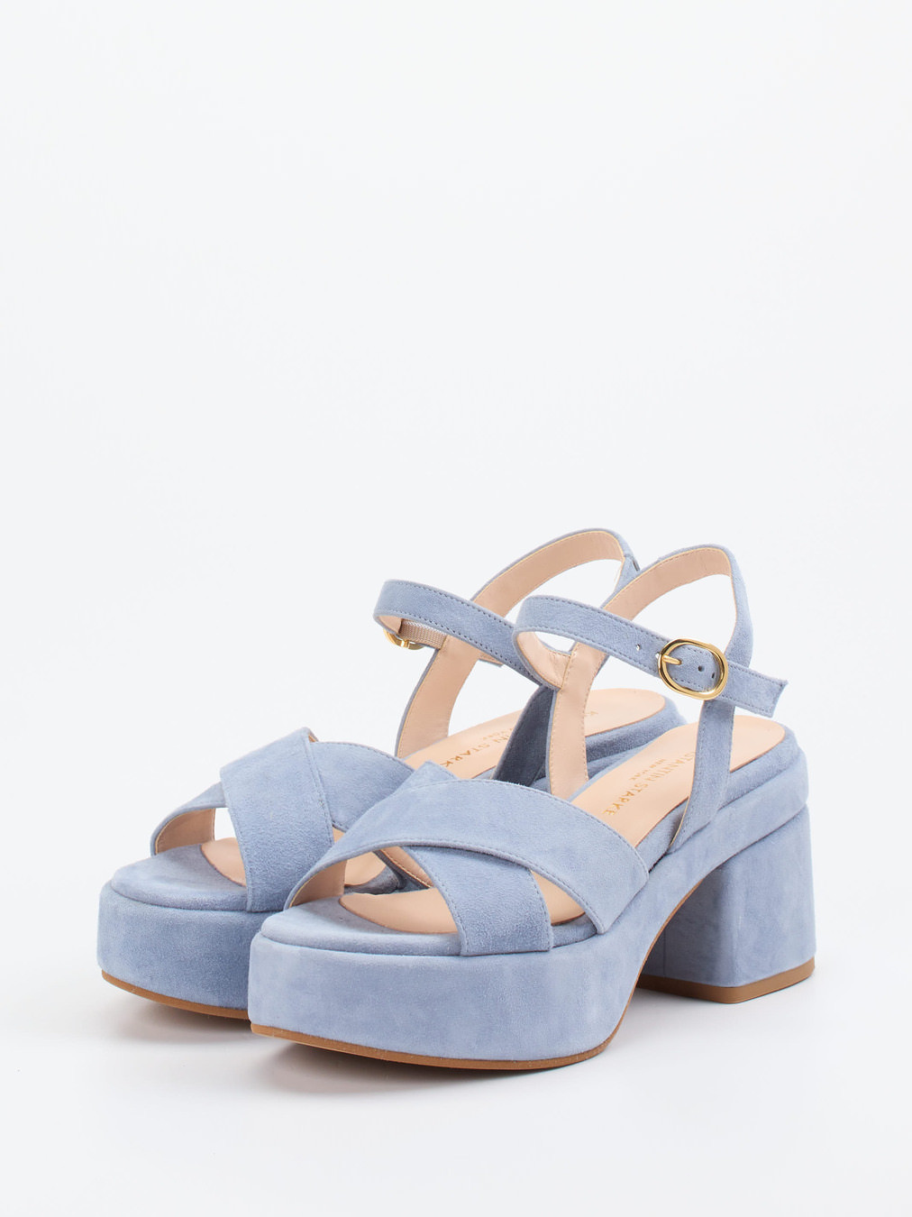 Plateau-Sandalette blau 1249199000502