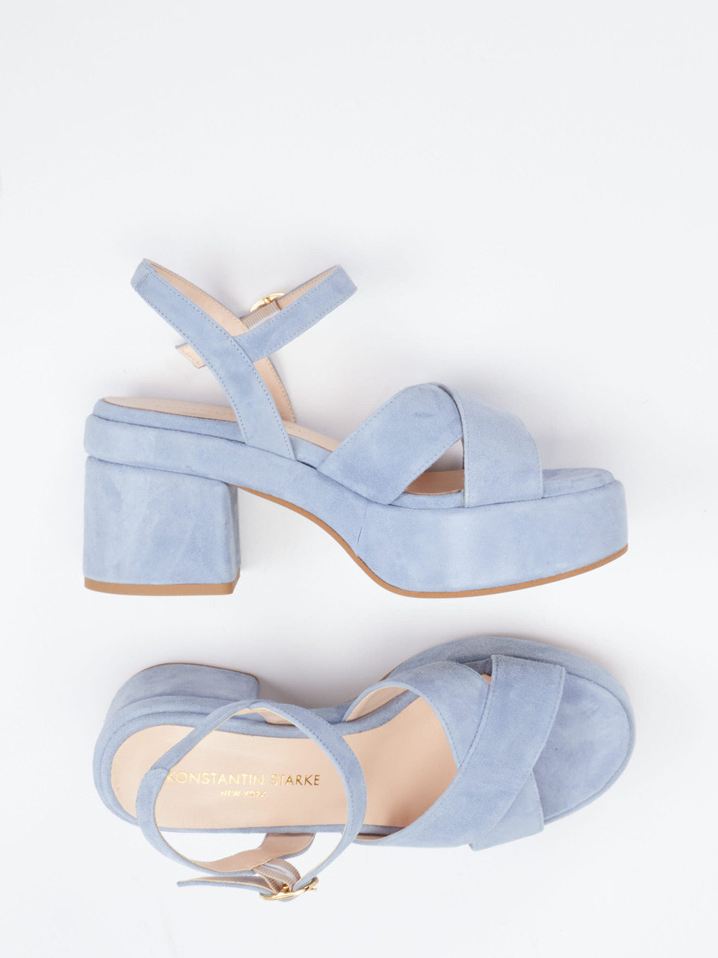 Plateau-Sandalette blau 1249199000504