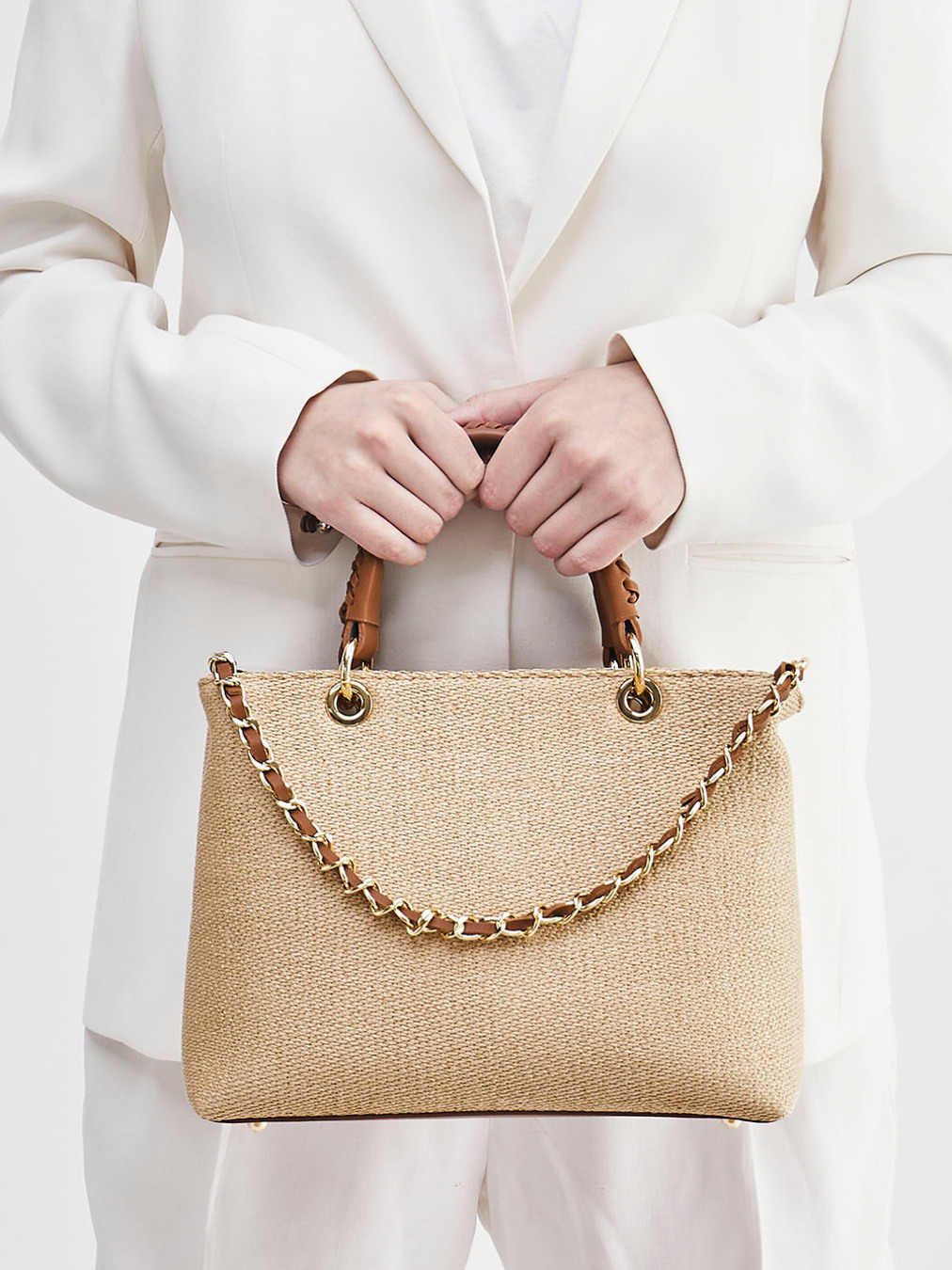 Schulter-/ Umhängetasche beige 9392359002206