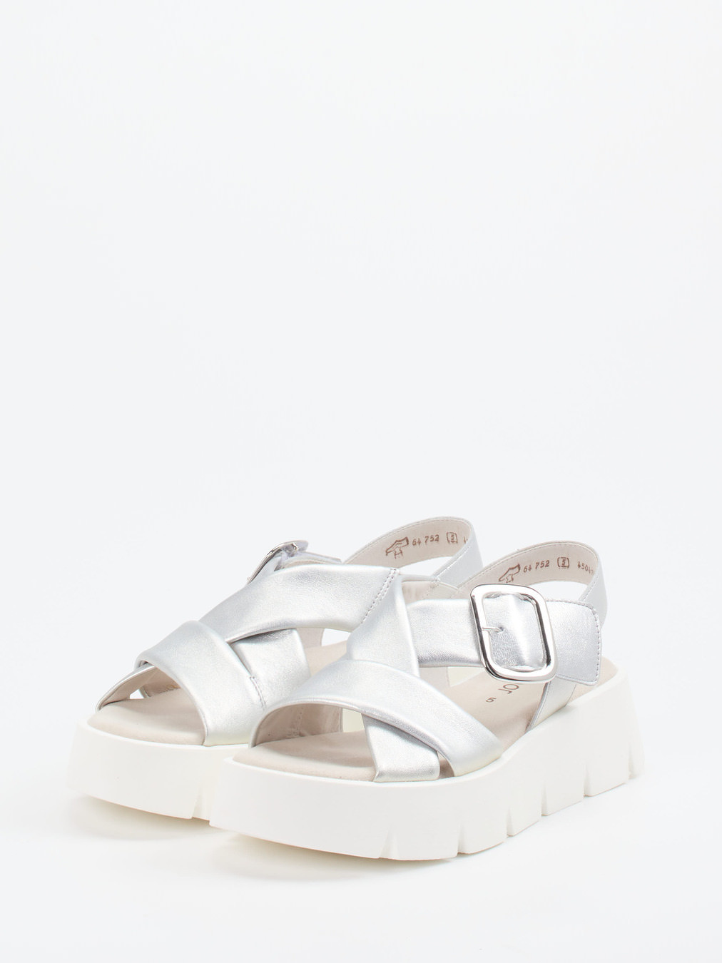 Keilsandalette silber 1255449000602