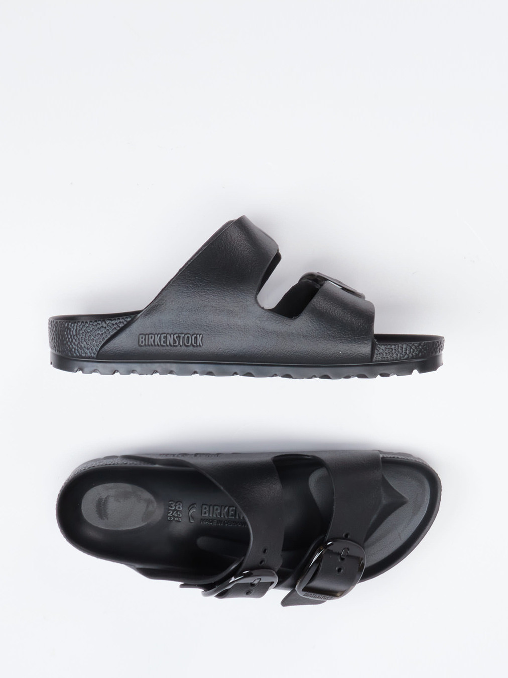 Badepantolette Arizona Big Buckle schwarz 7121009004504