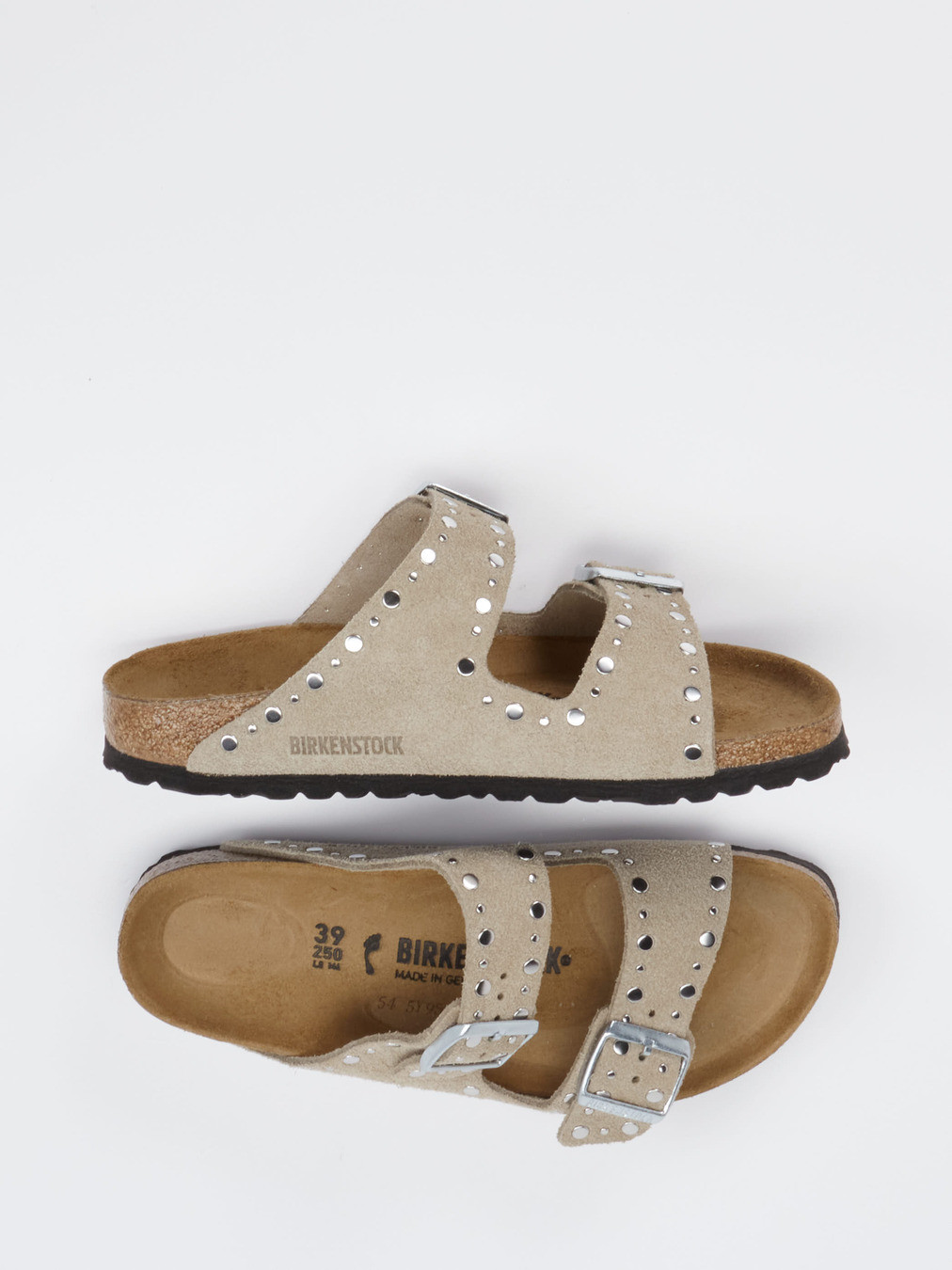Pantolette Arizona Rivet Border braun 2110249000904