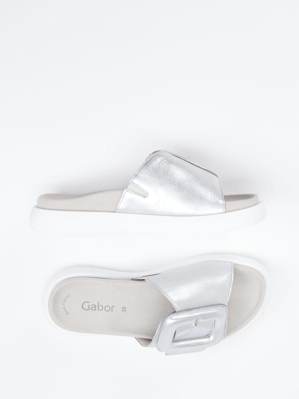 Pantolette silber 1101449001104