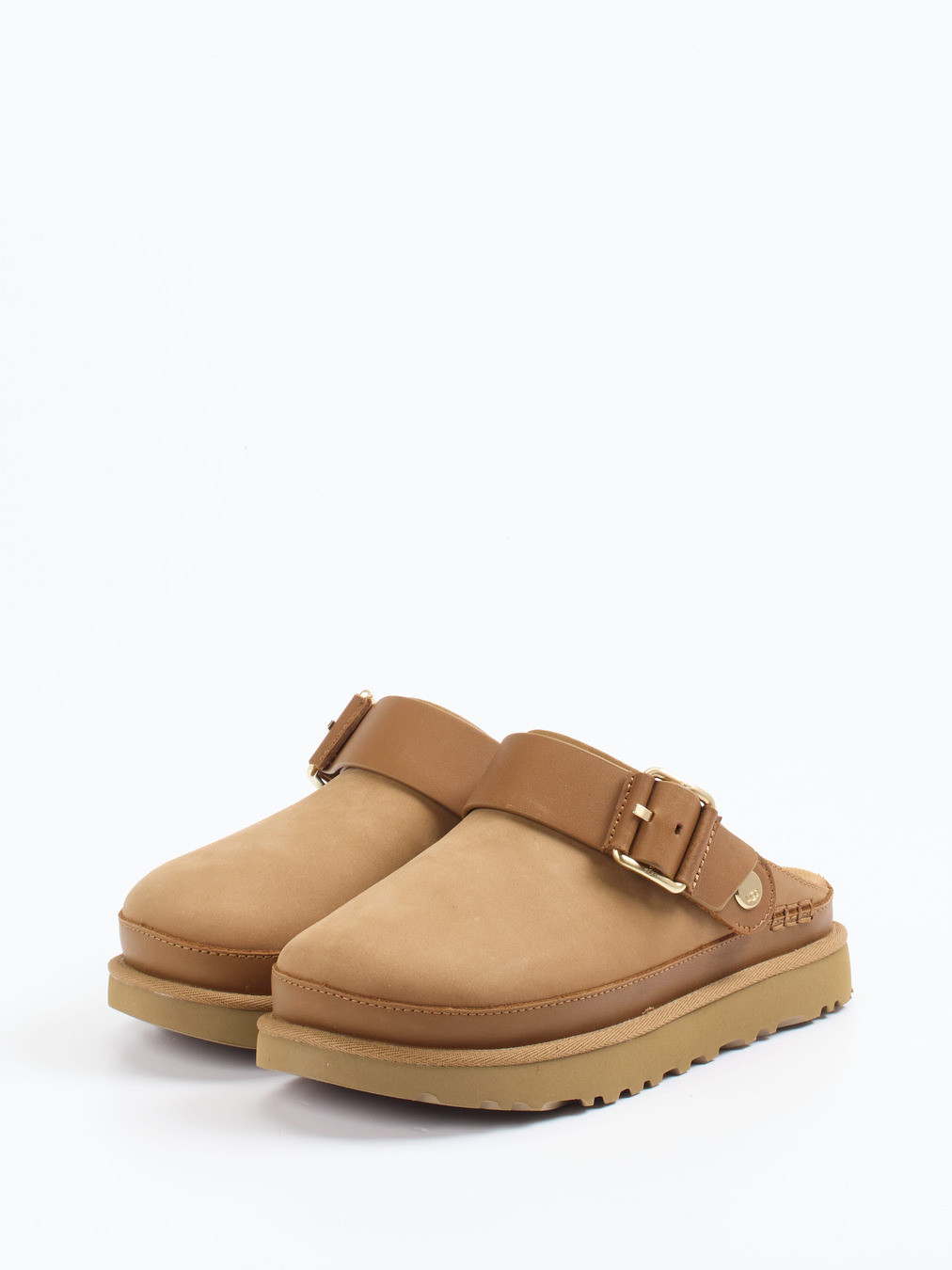 Pantolette W Goldenstar Villa braun 1175229000502