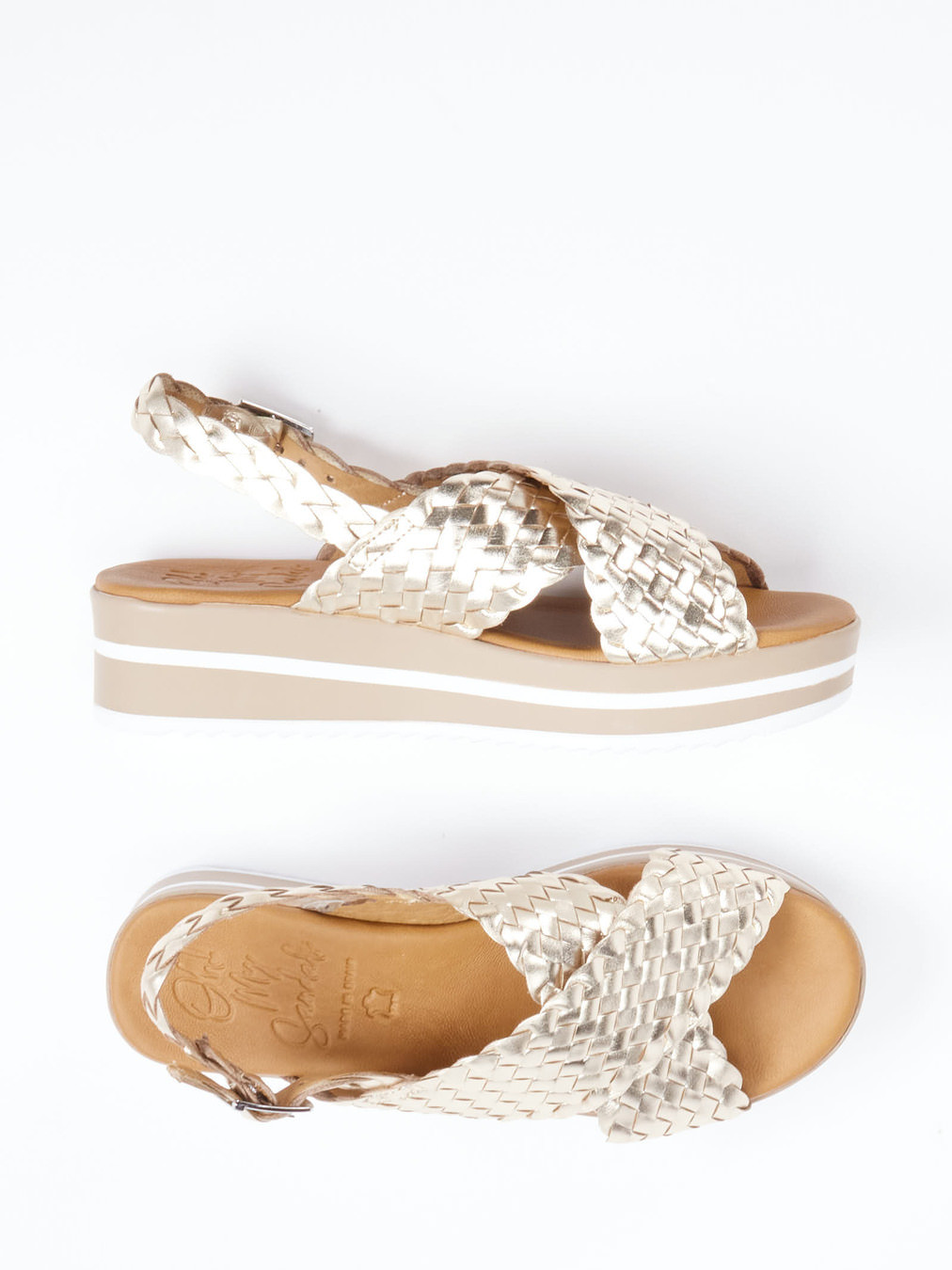 Keilsandalette gold 1255889001504