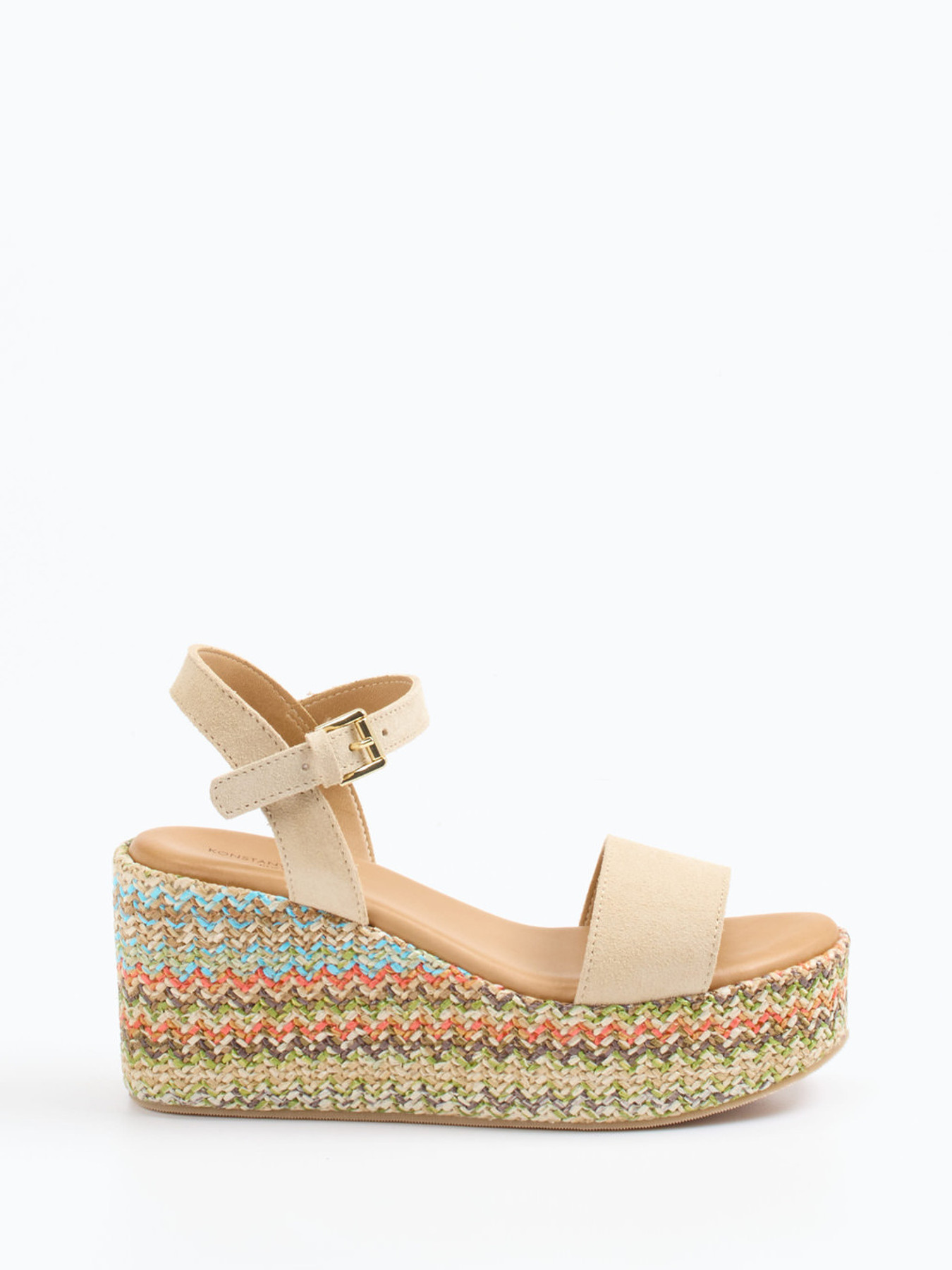 Keilsandalette beige 1259359000901