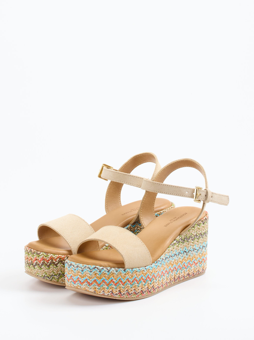 Keilsandalette beige 1259359000902