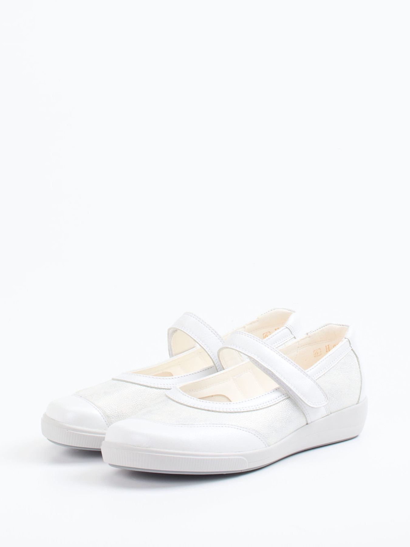 Spangenpumps weiß 2485794000402