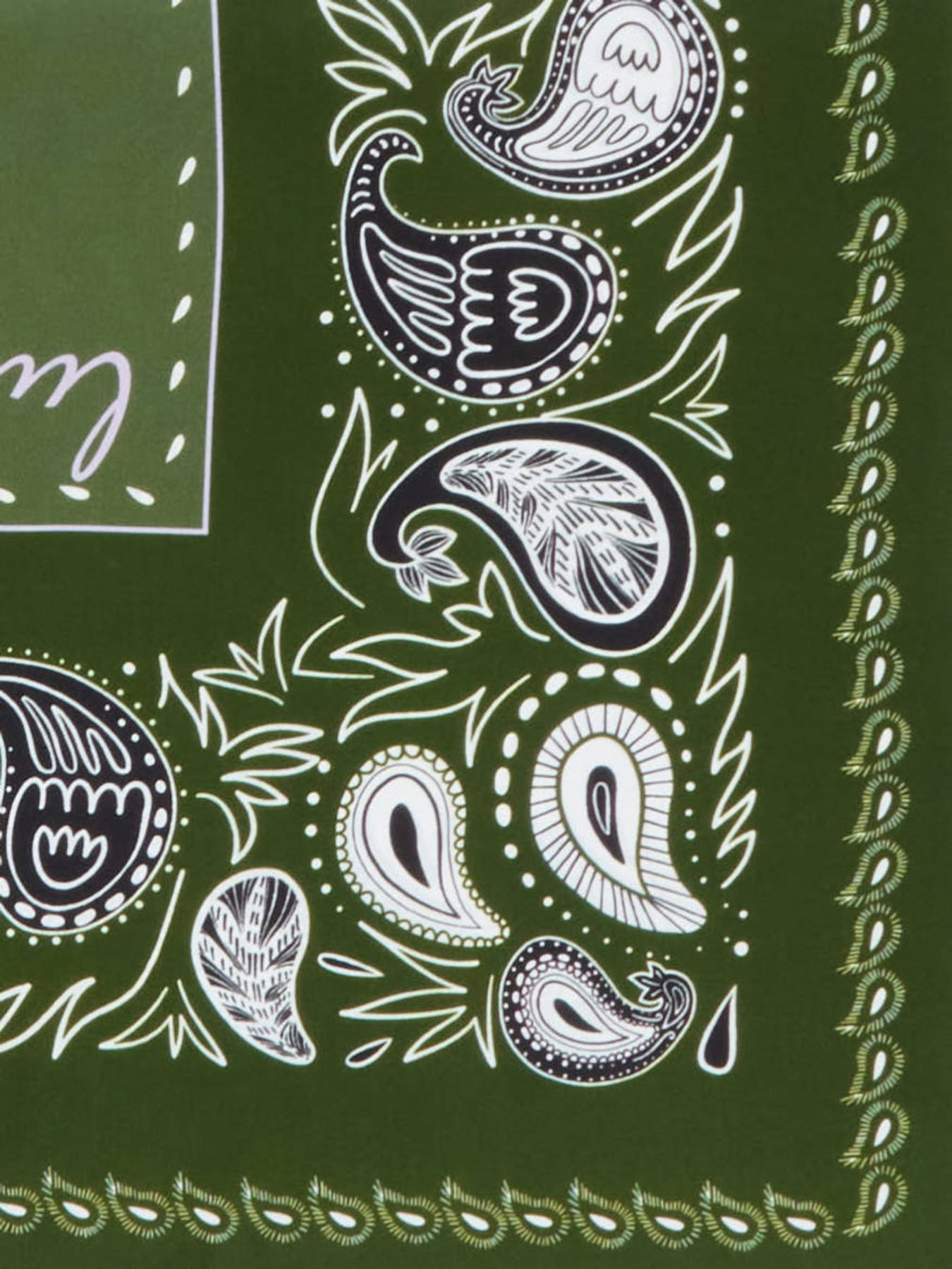 Schal (Tuch) grün 9393607000102