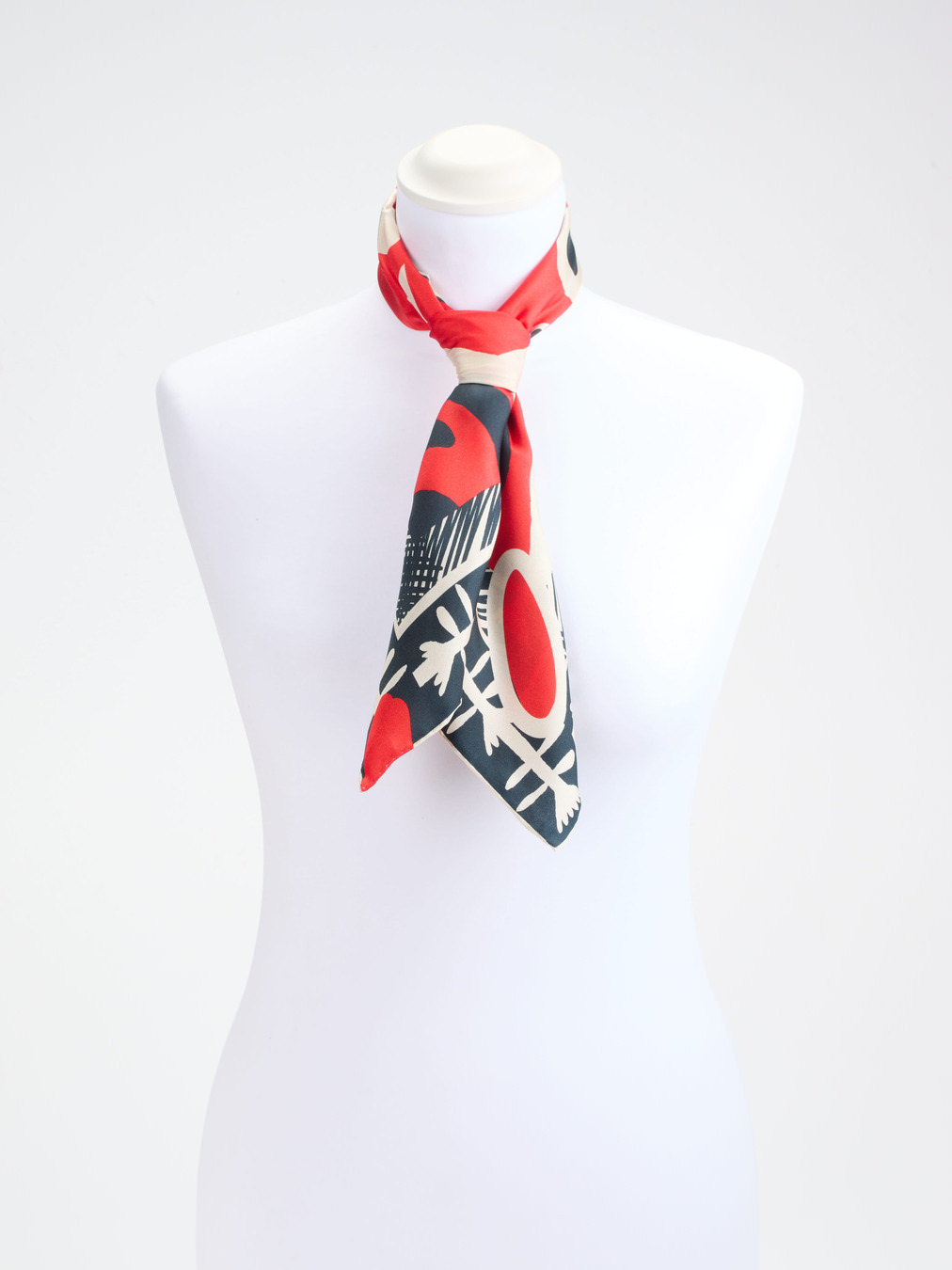 Schal (Tuch) rot 9393550000101