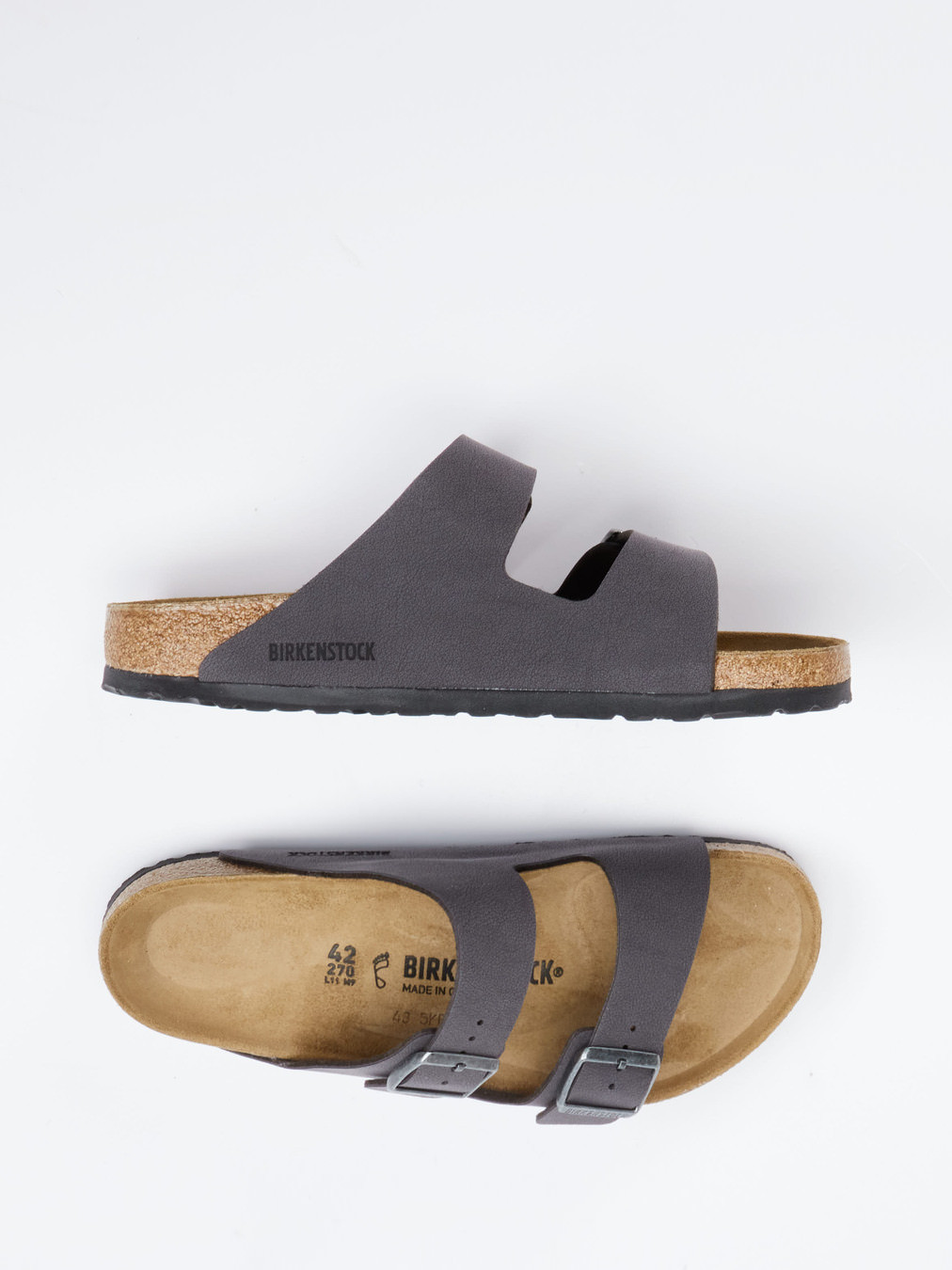 Pantolette Arizona BS grau 4110409001204