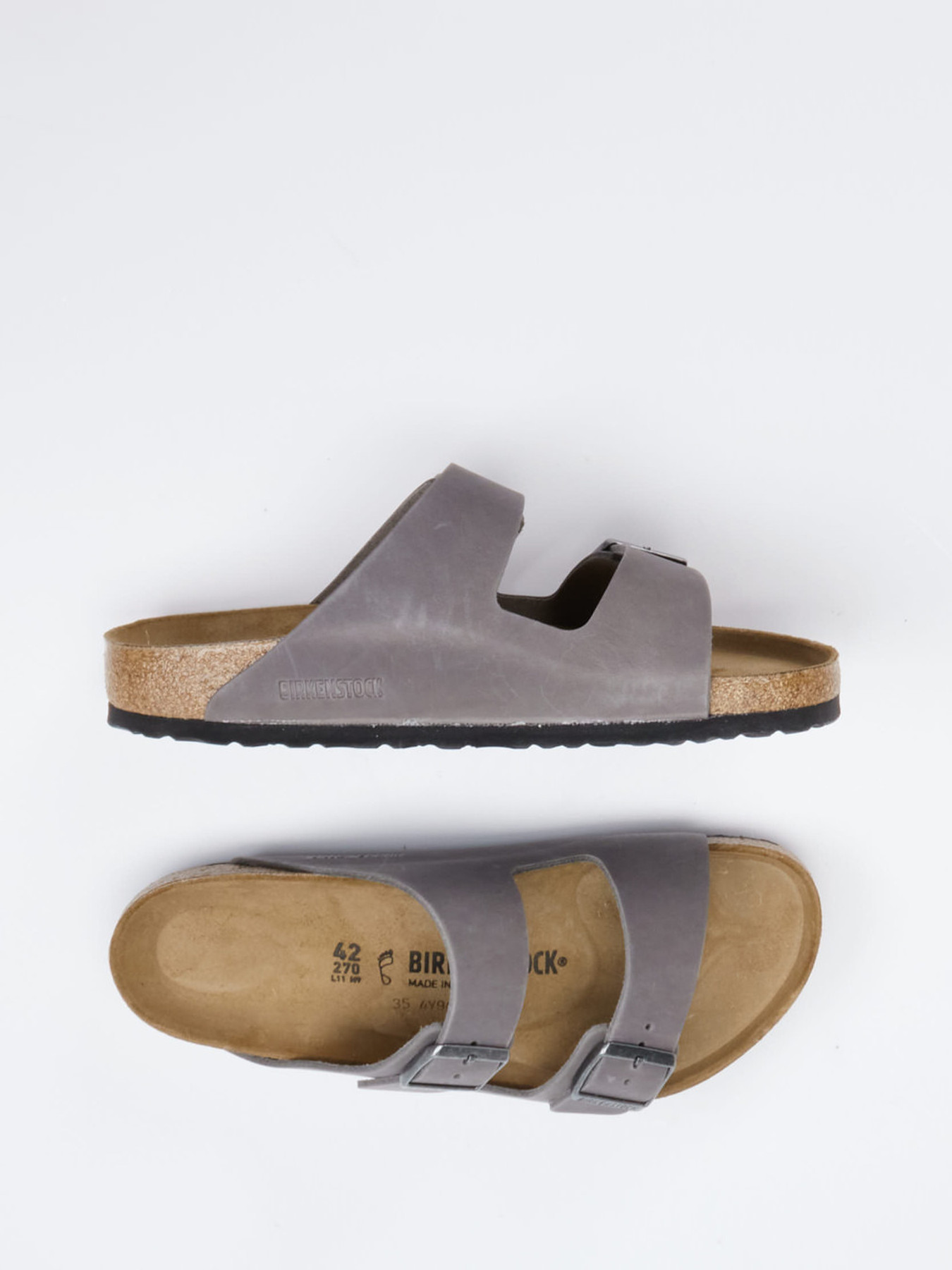 Pantolette Arizona BS grau 4110459001604