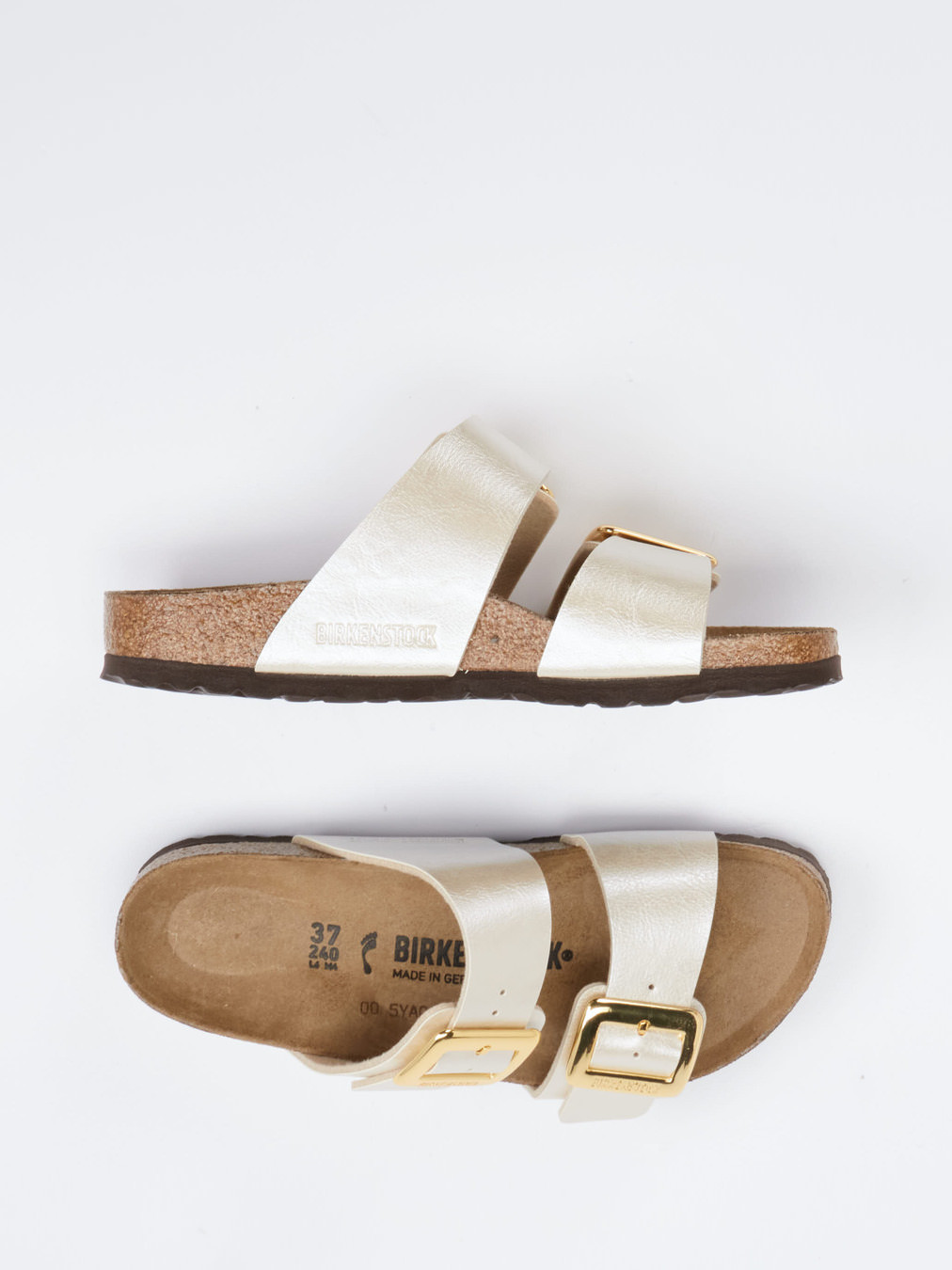 Pantolette Sydney Cushion Buckle weiß 2110739000504