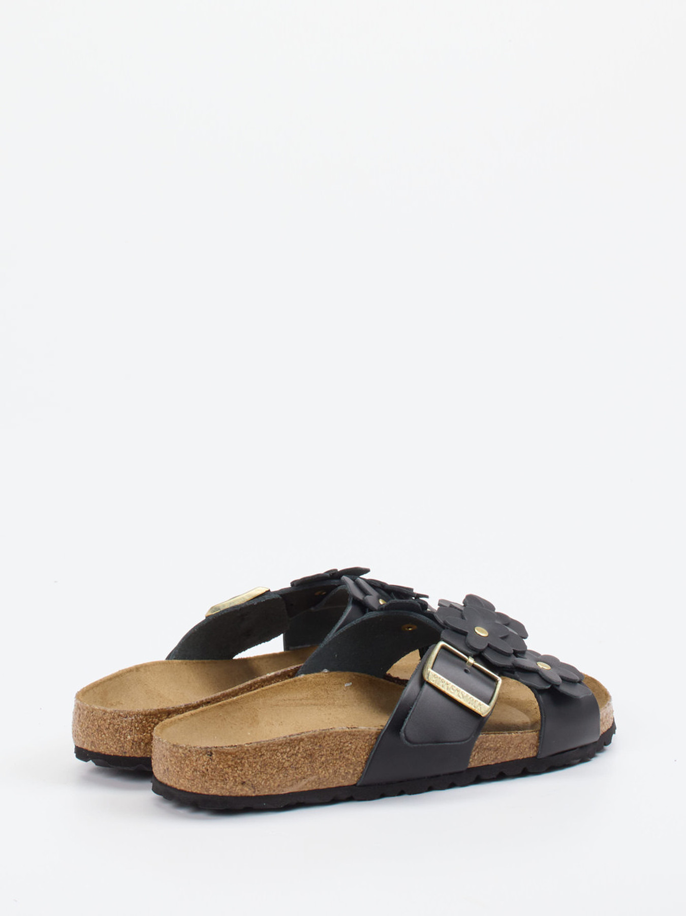 Pantolette Siena Flowers schwarz 2110009005403