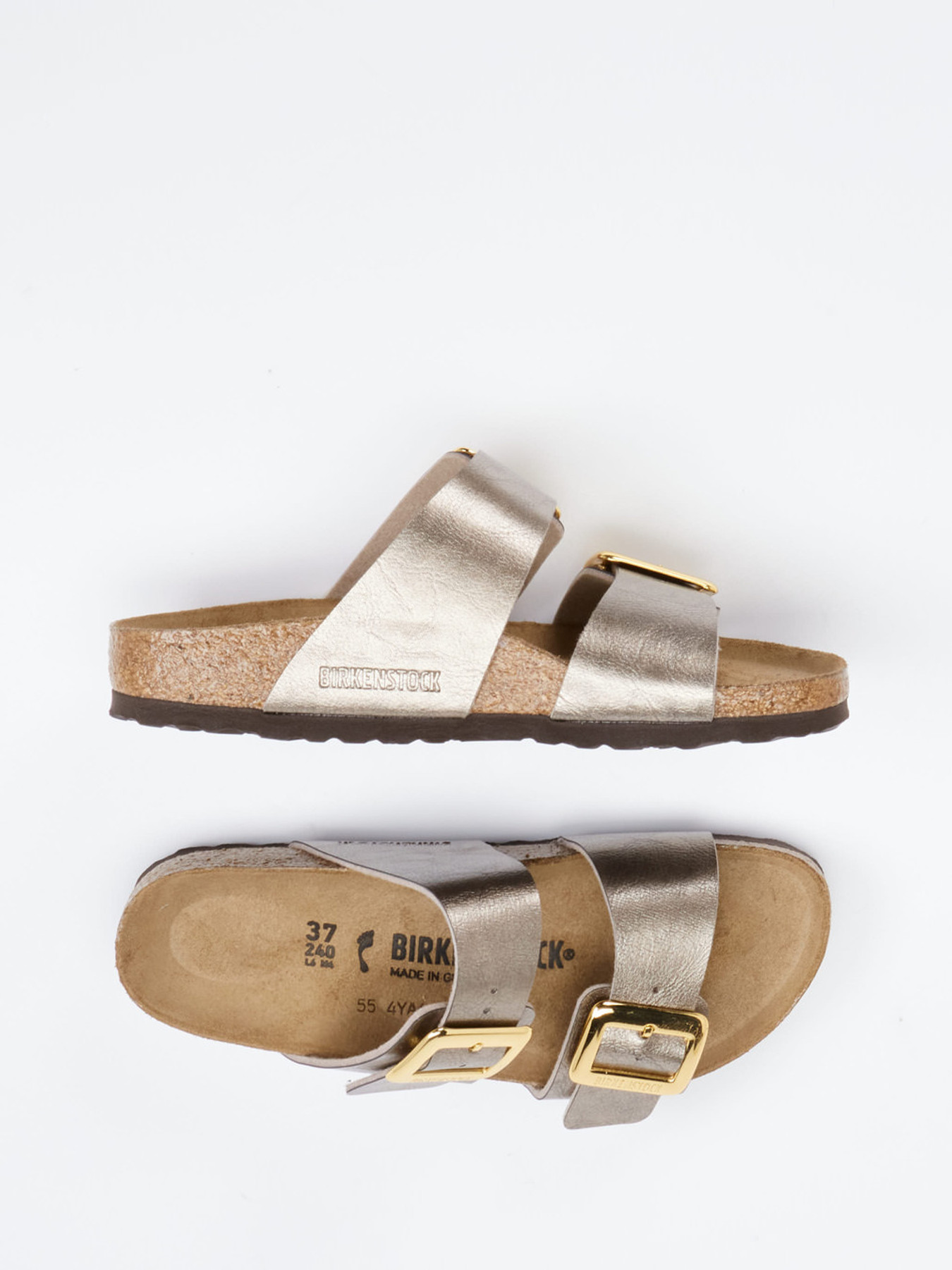 Pantolette Sydney Cushion Buckle braun 2110249001204