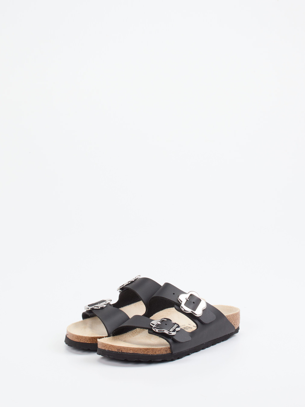 Pantolette Arizona Flower Buckle Kids schwarz 6110009000302