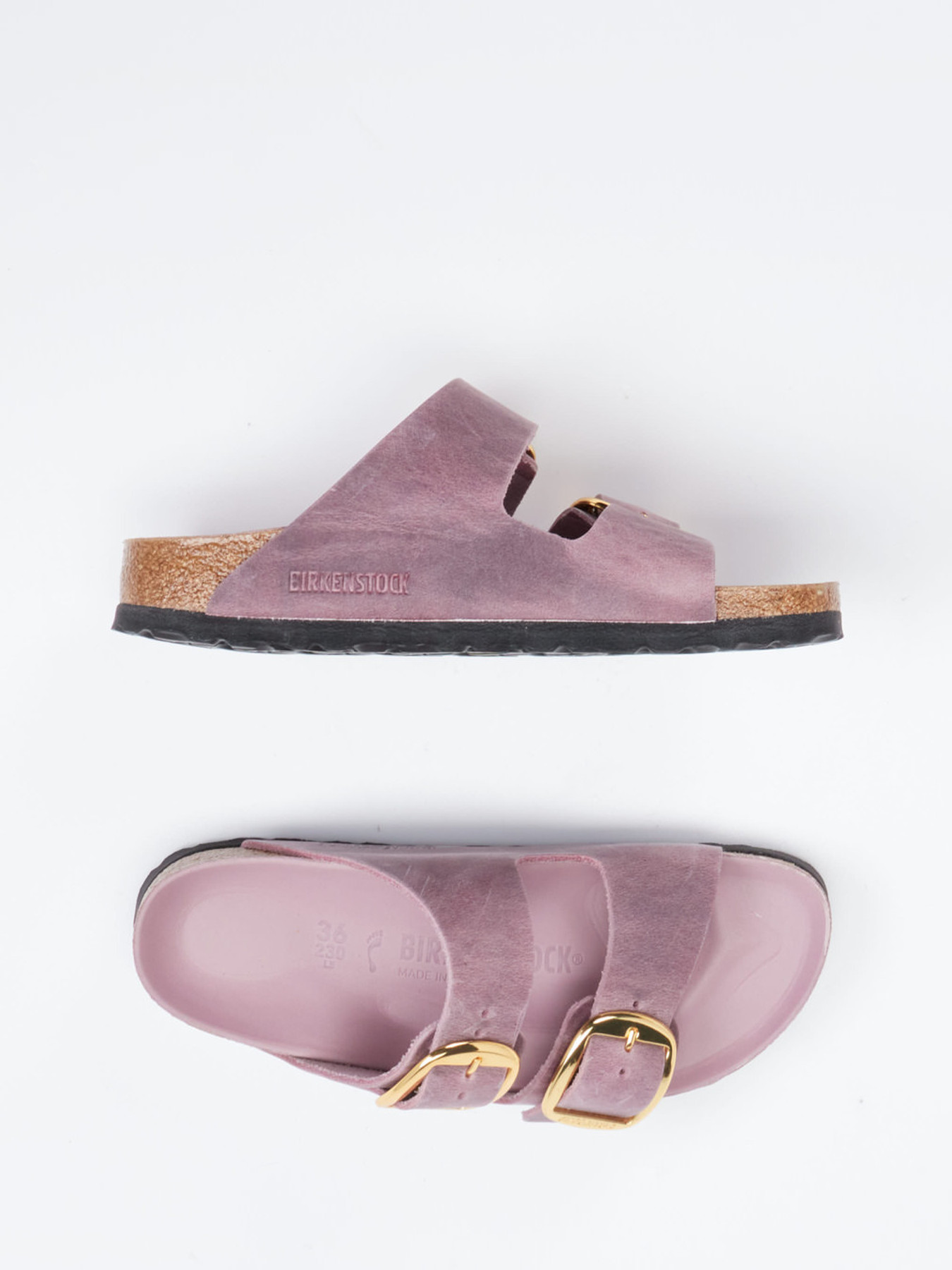 Pantolette Arizona Big Buckle blau 2110119000904