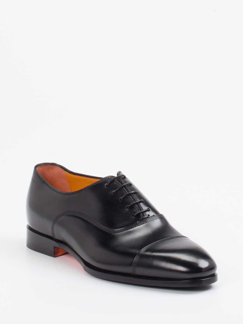 Santoni Men lace-up shoe in black buy | Zumnorde Online-Shop