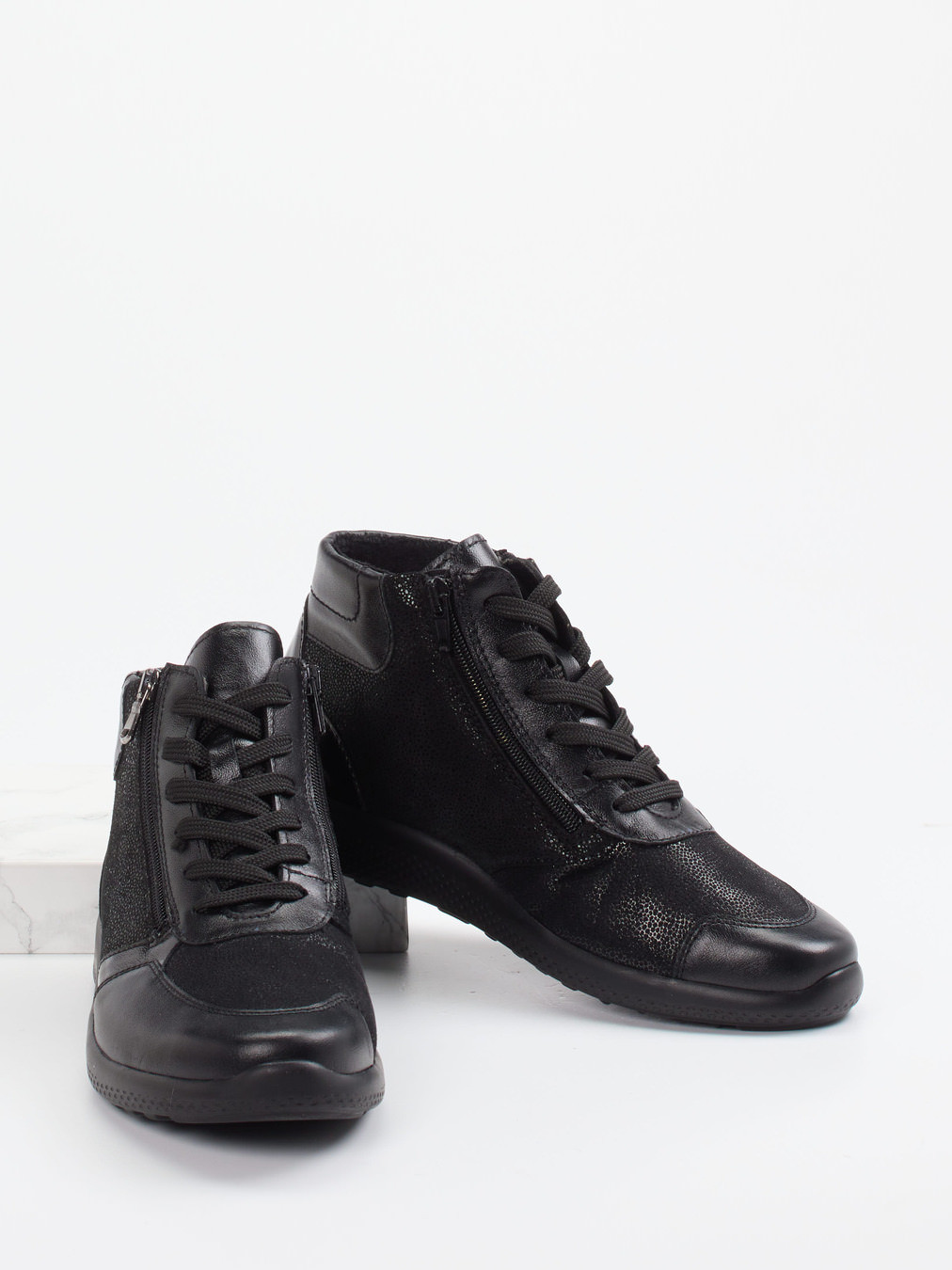 Schnürstiefelette schwarz 2751009038704