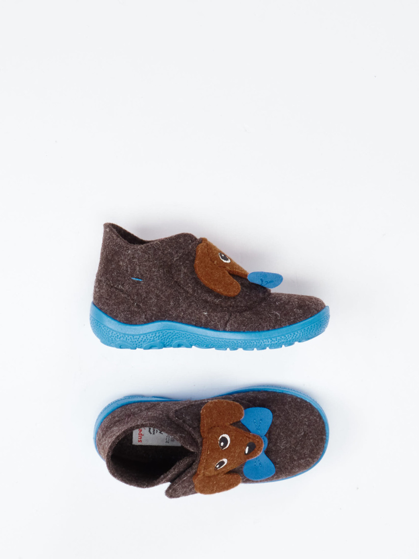 Hausschuh Klett hoch Wa-Fu braun 7672201000104