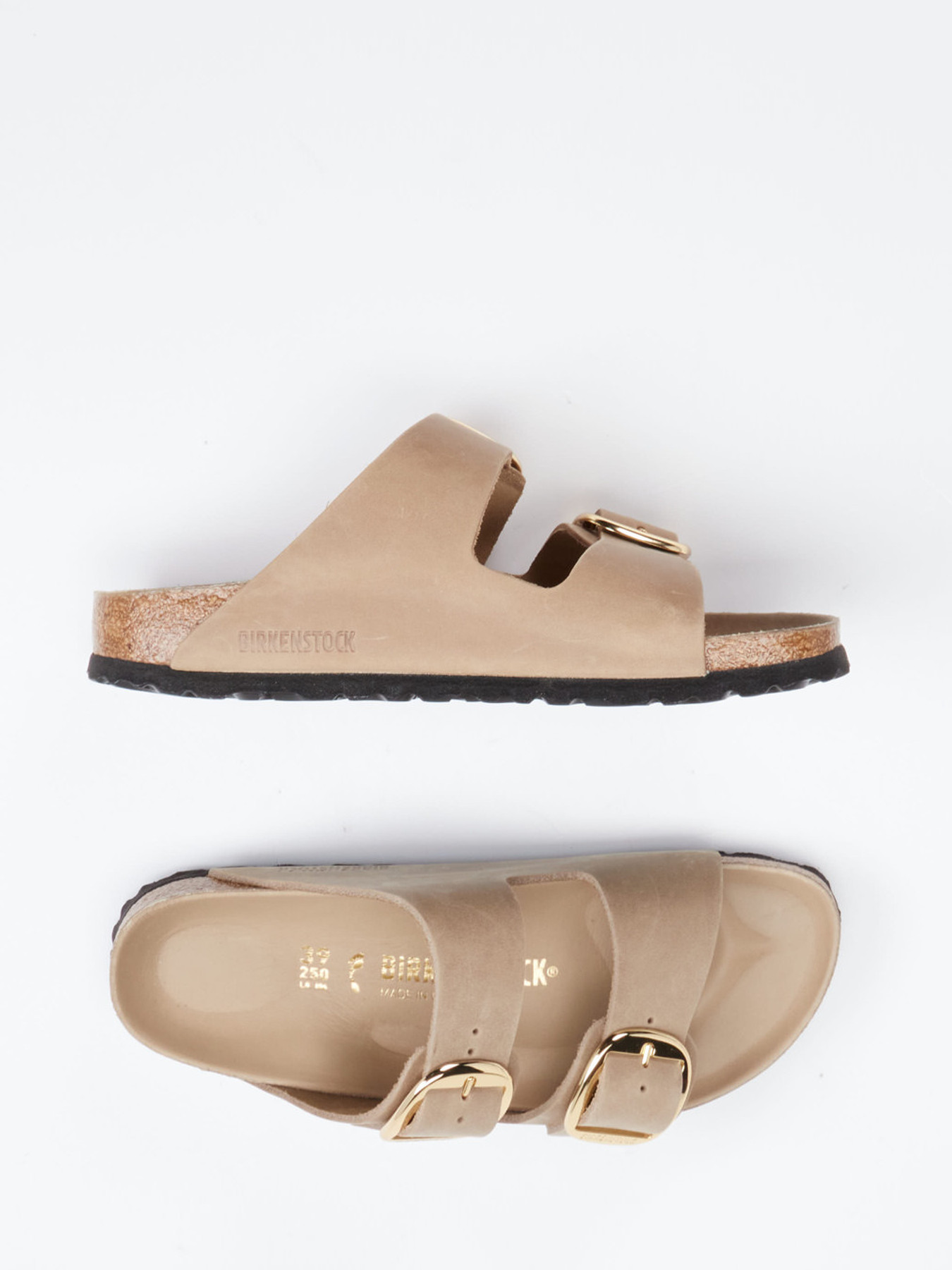 Pantolette Arizona Big Buckle braun 2110269000104