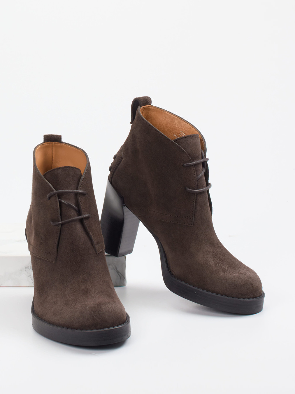 Schnürstiefelette braun 1709209000904