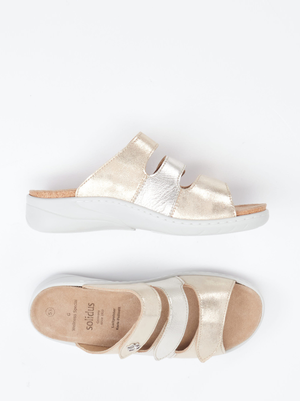 Pantolette Wellness Spezial beige 2151359000404
