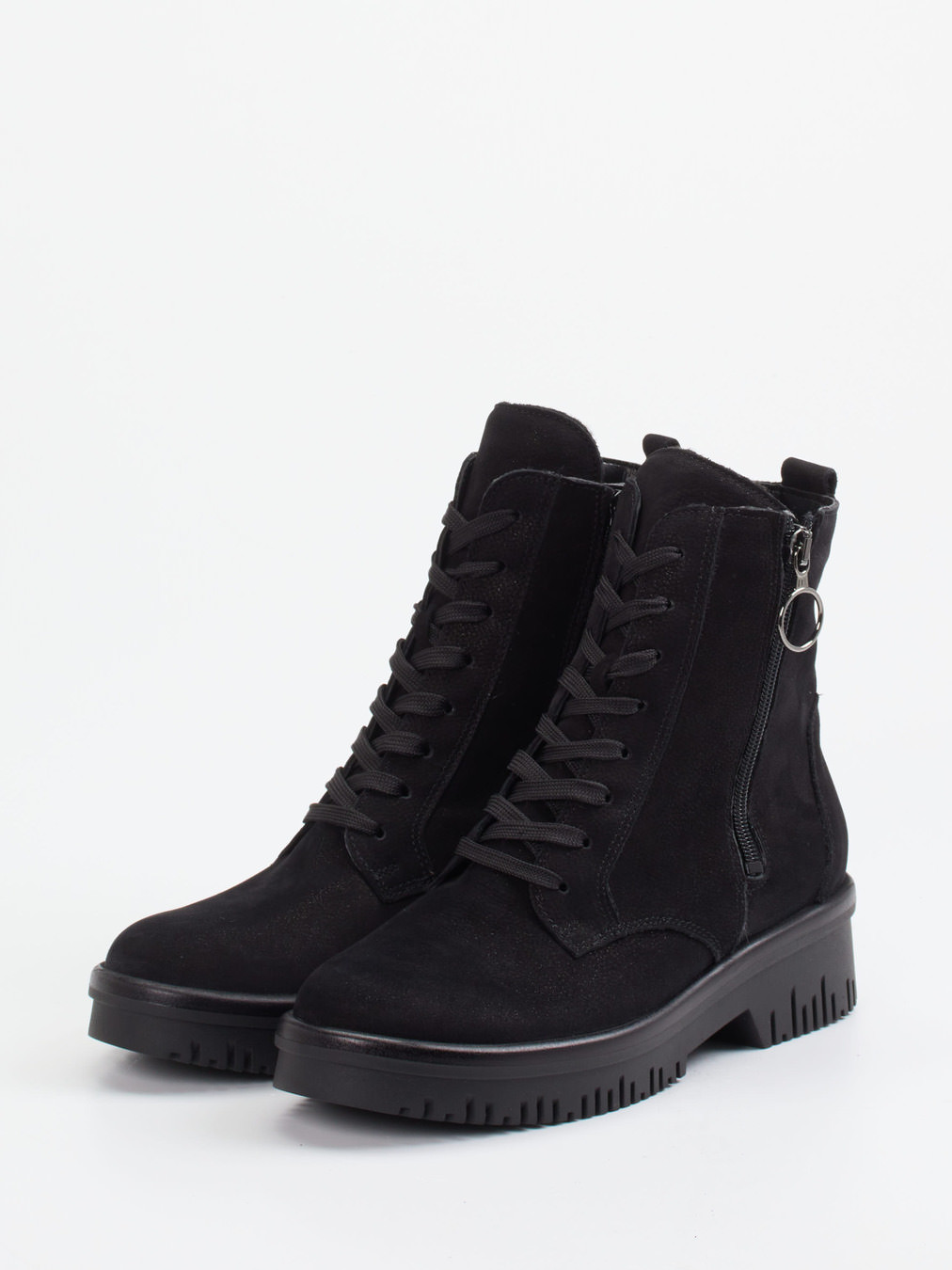 Schnürstiefelette schwarz 2751009039102