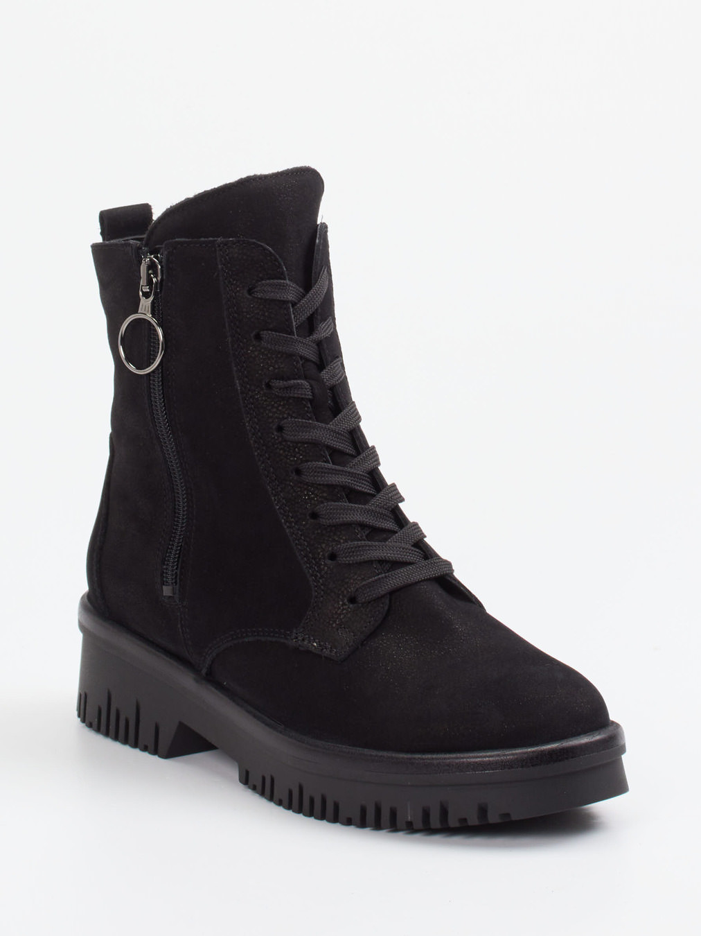 Schnürstiefelette schwarz 2751009039106