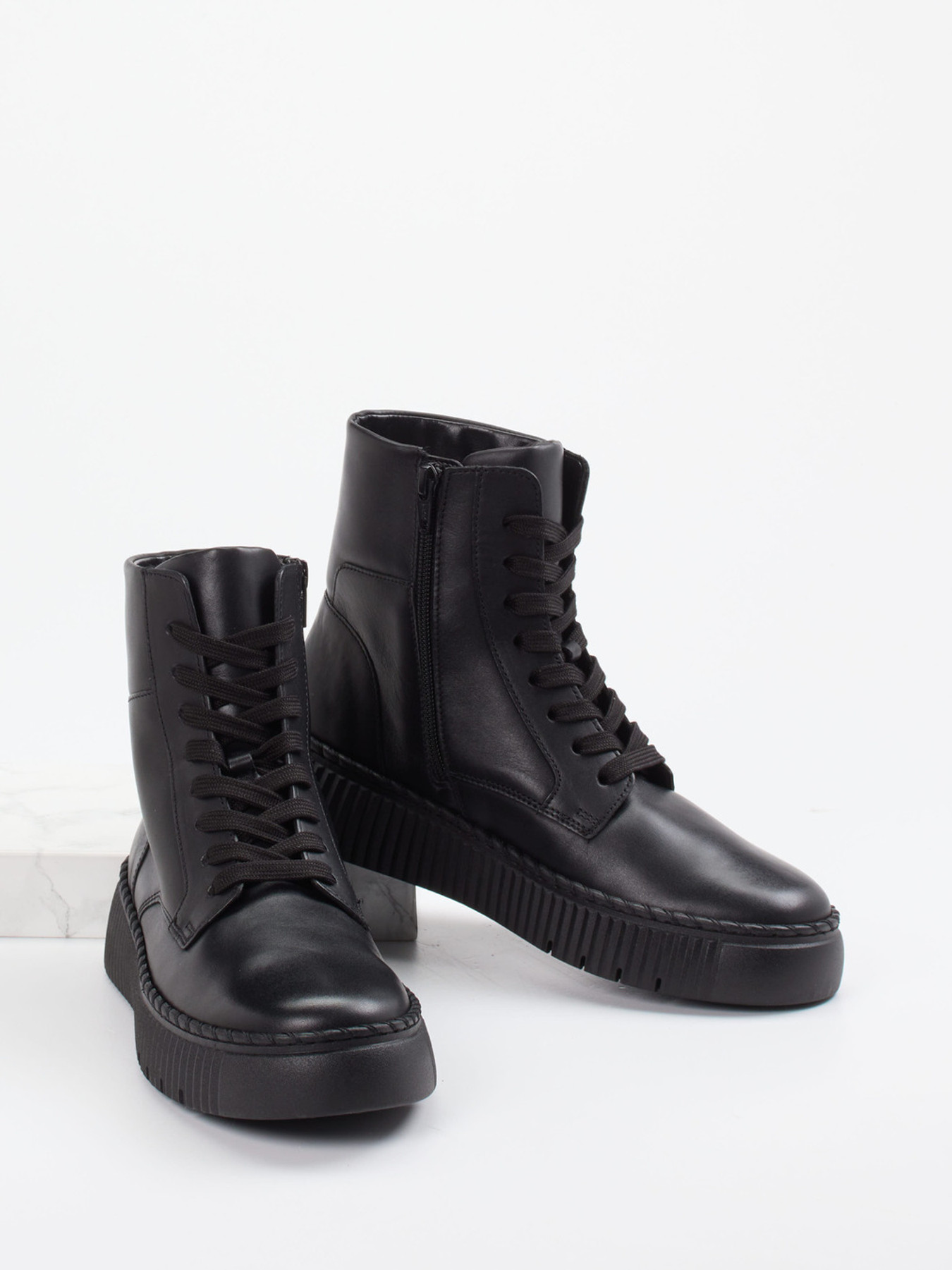 Schnürstiefelette schwarz 1725009010404