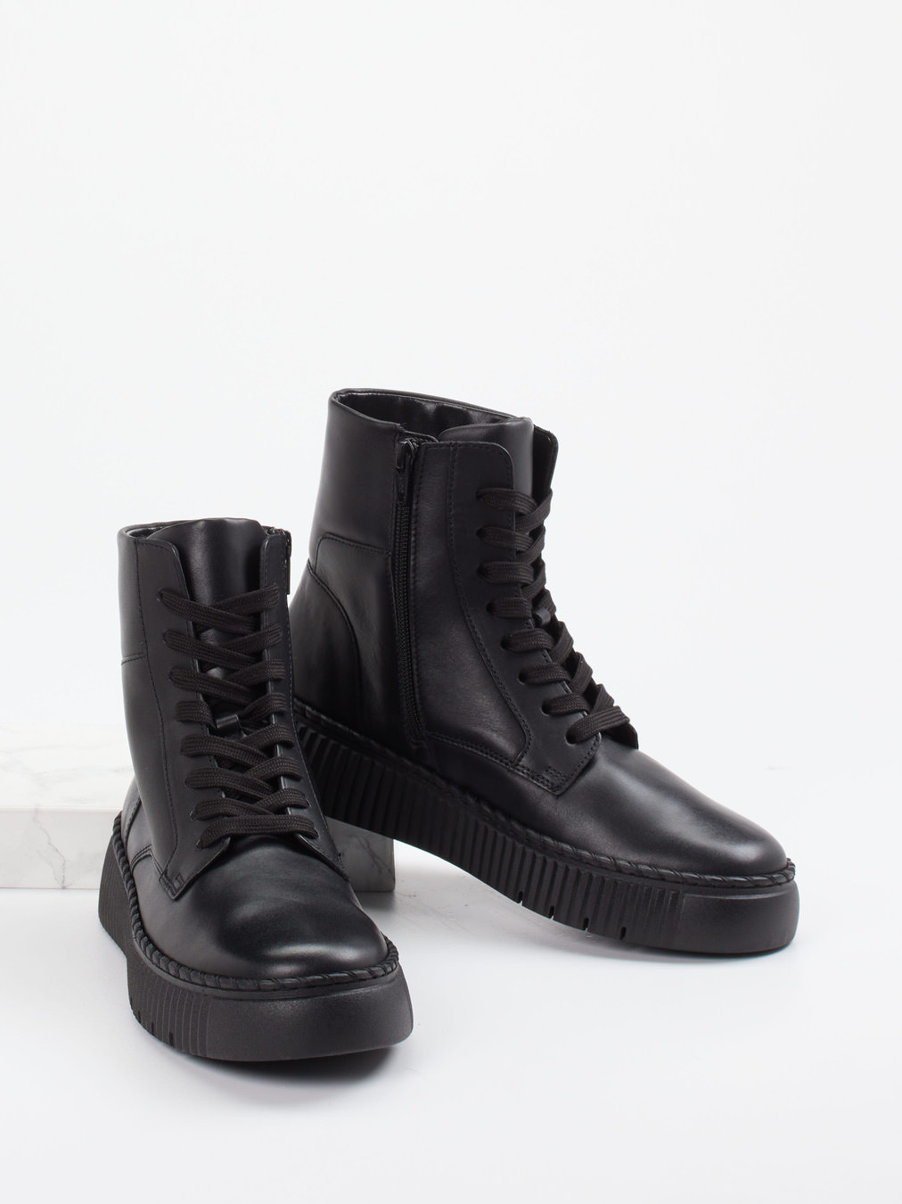 Schnürstiefelette schwarz 1725009010404