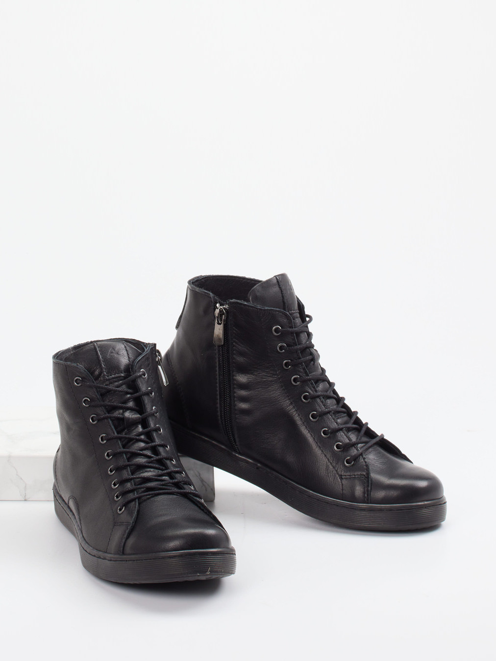 Schnürstiefelette schwarz 2751009039404