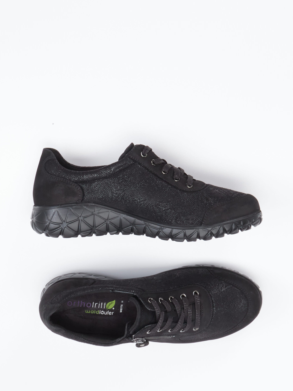 Schnürschuhe für Diabetiker schwarz 2691009003504