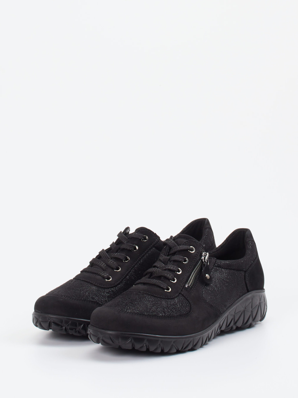 Schnürschuhe für Diabetiker schwarz 2691009003502