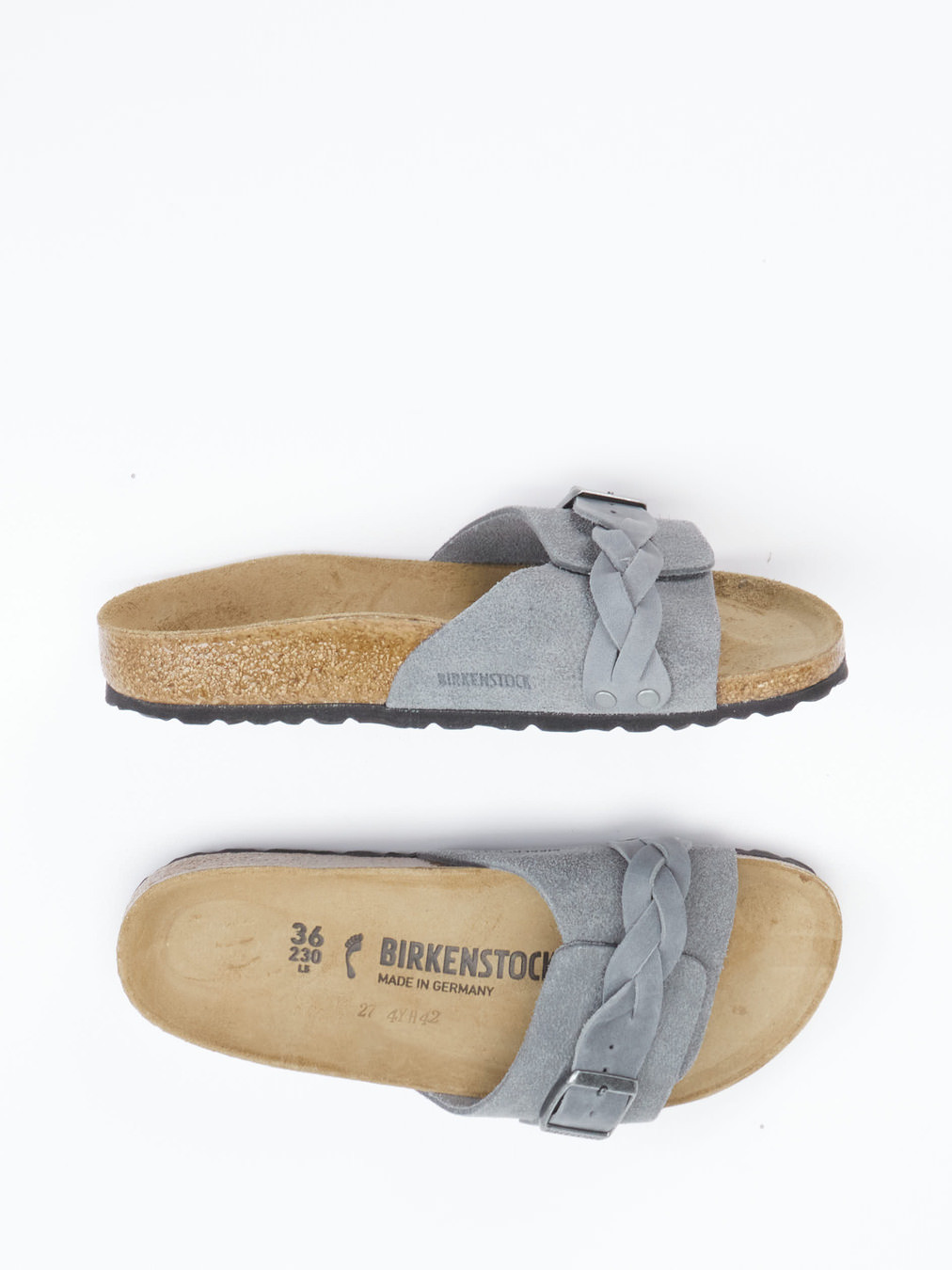 Pantolette Oita Braided grau 2110409001104